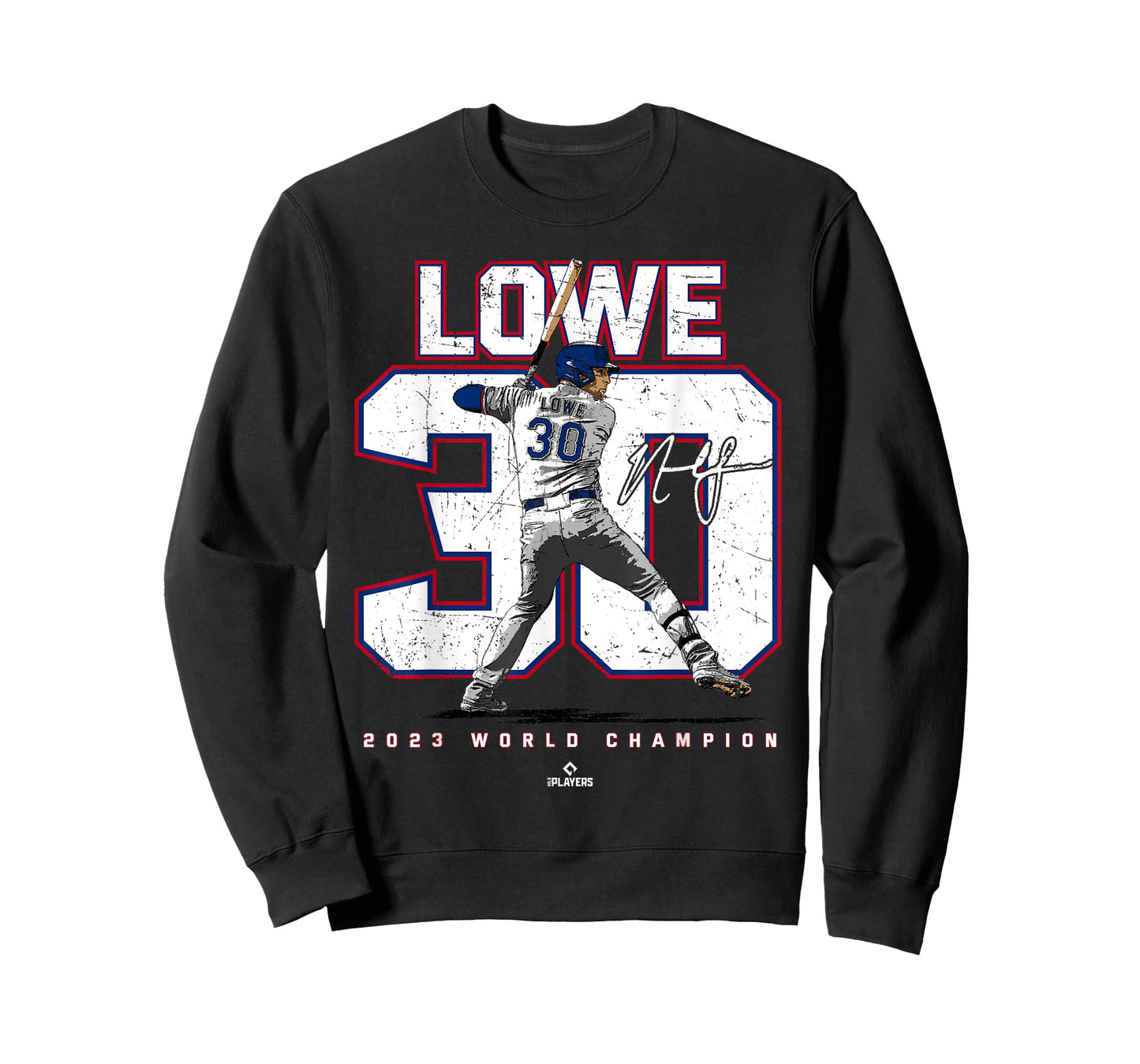 Player Number 2023 World Champion Nathaniel Lowe Texas MLBPA T-Shirt