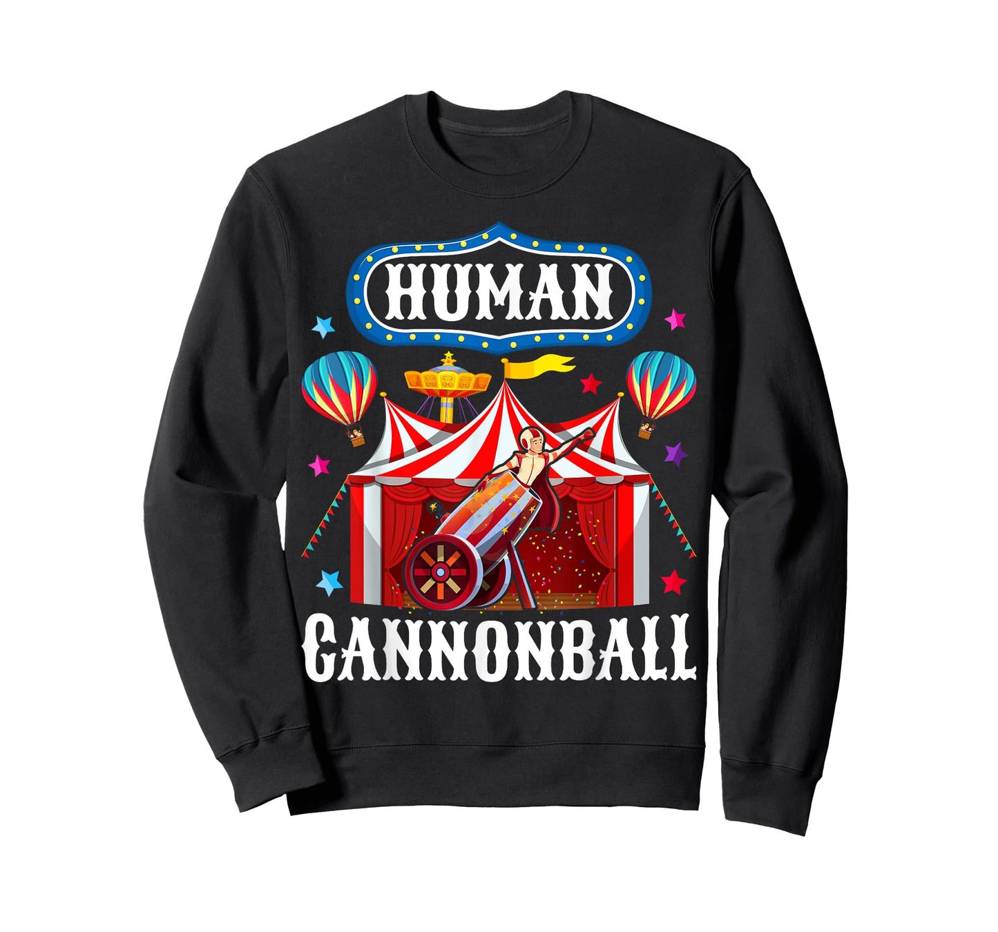 Cannonball Carnival Stuff Human Cannonball Circus Costume T-Shirt