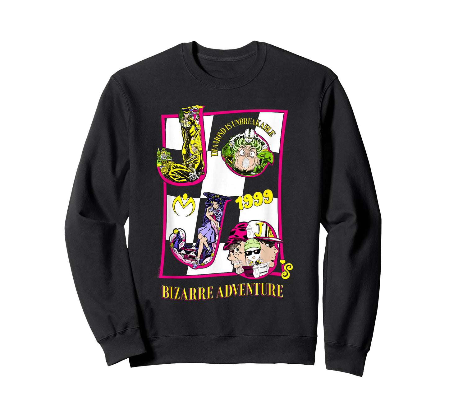 JoJo's Bizarre Adventure Character Letters Anime T-Shirt