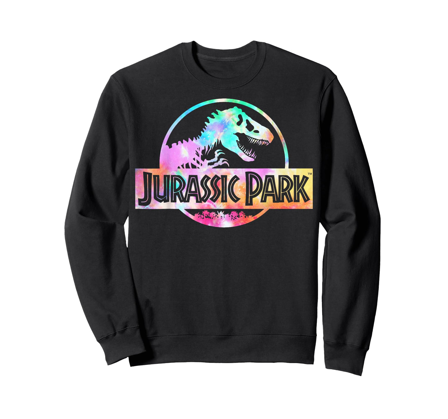 Jurassic Park Logo Tie Dye Gloss Graphic T-Shirt T-Shirt