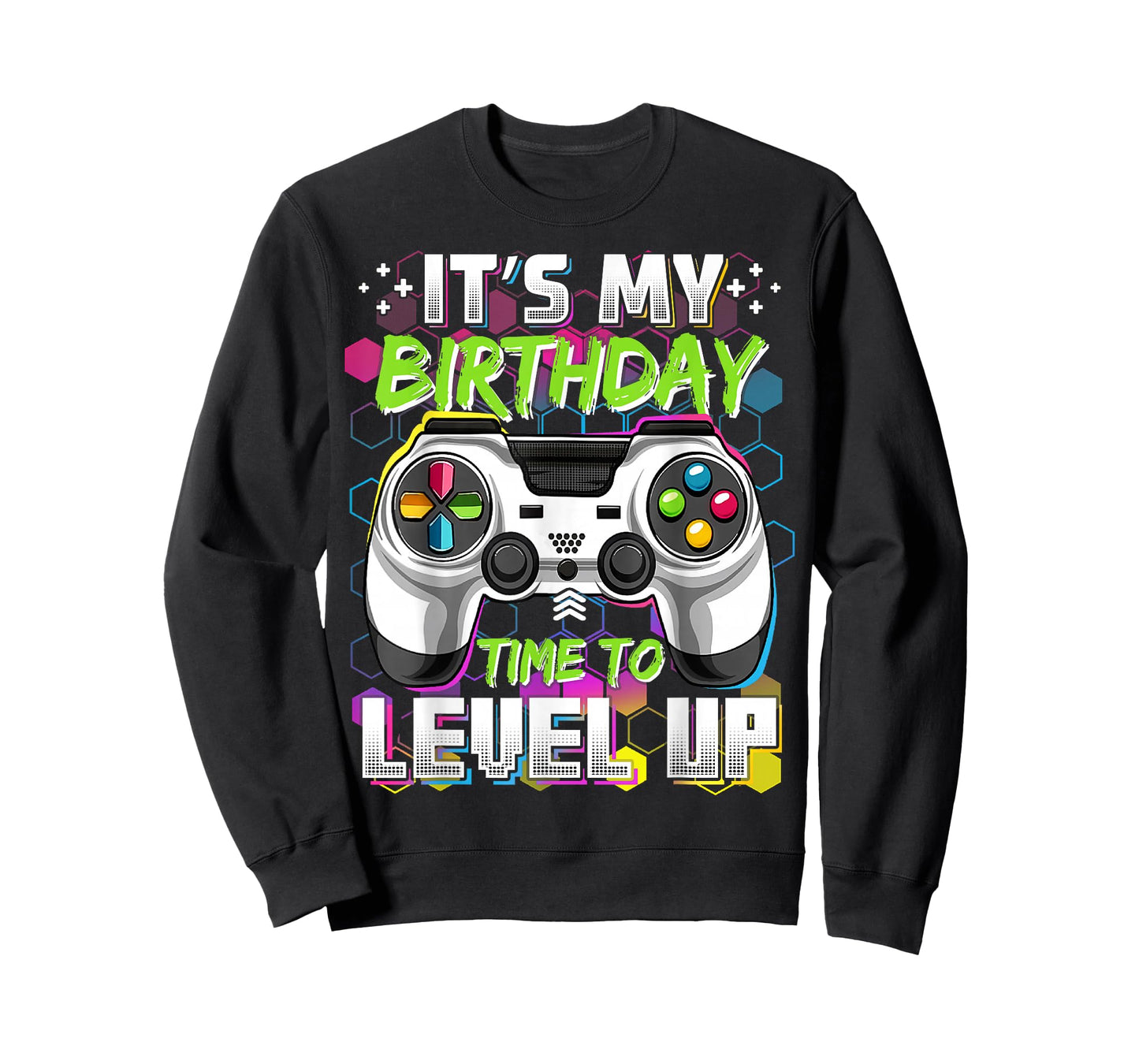 It's My Birthday Time To Level Up Video Game Gift Boys Girls T-Shirt