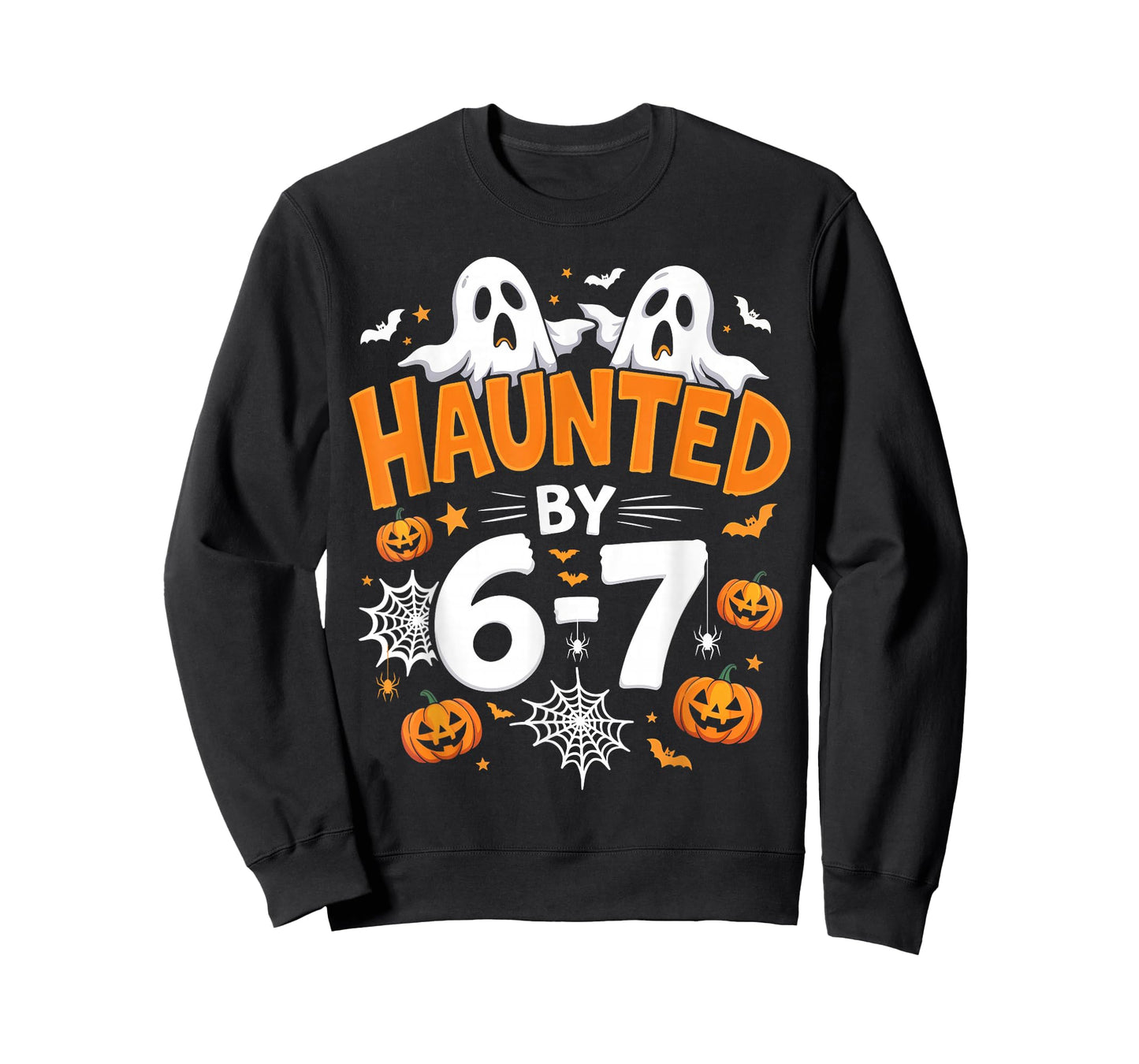 Haunted by 67 Funny Pumpkin and Ghost Halloween Costume T-Shirt