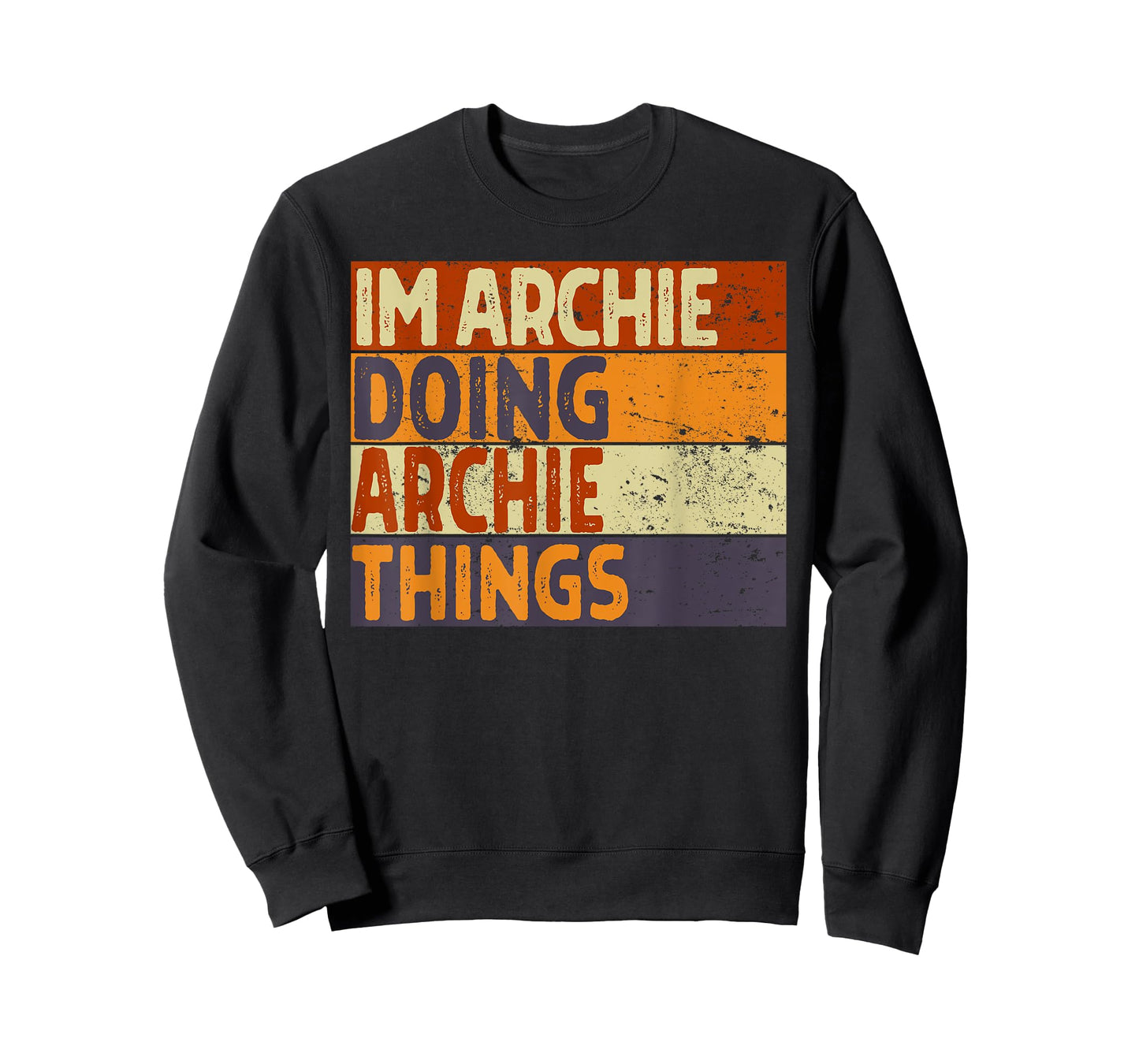 Retro I'm ARCHIE Doing ARCHIE Things Funny Birthday Joke T-Shirt