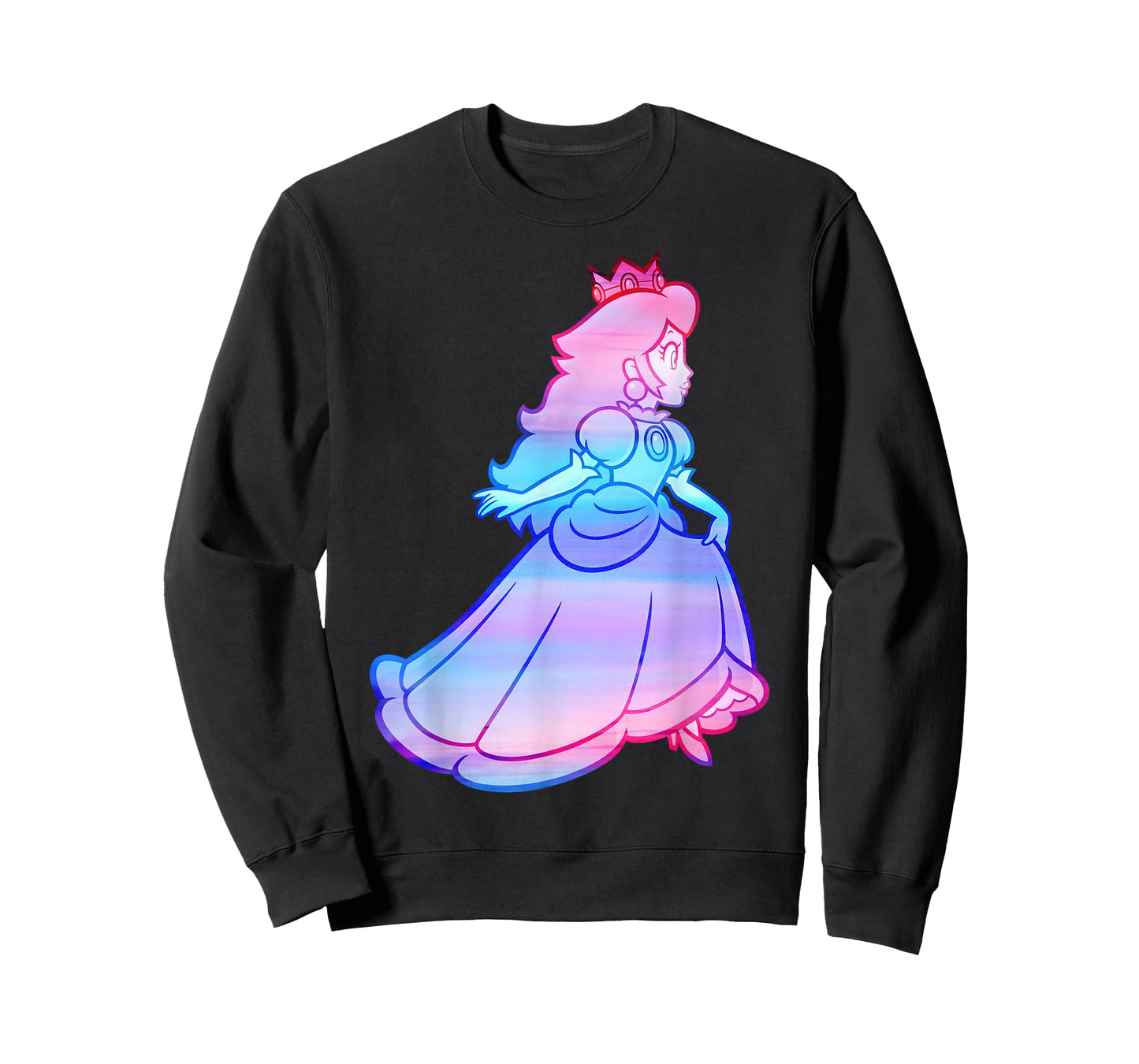 Nintendo Super Mario Peach Gradient Run Graphic T-Shirt
