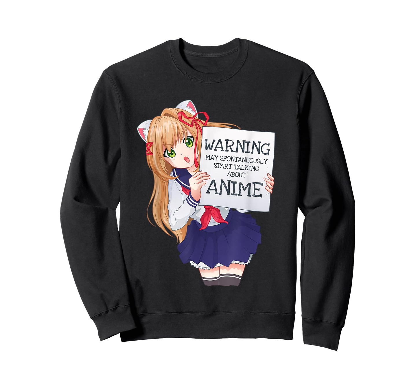 Kawaii Cute Spontaneously Talking Anime Girl Otaku Japanese T-Shirt