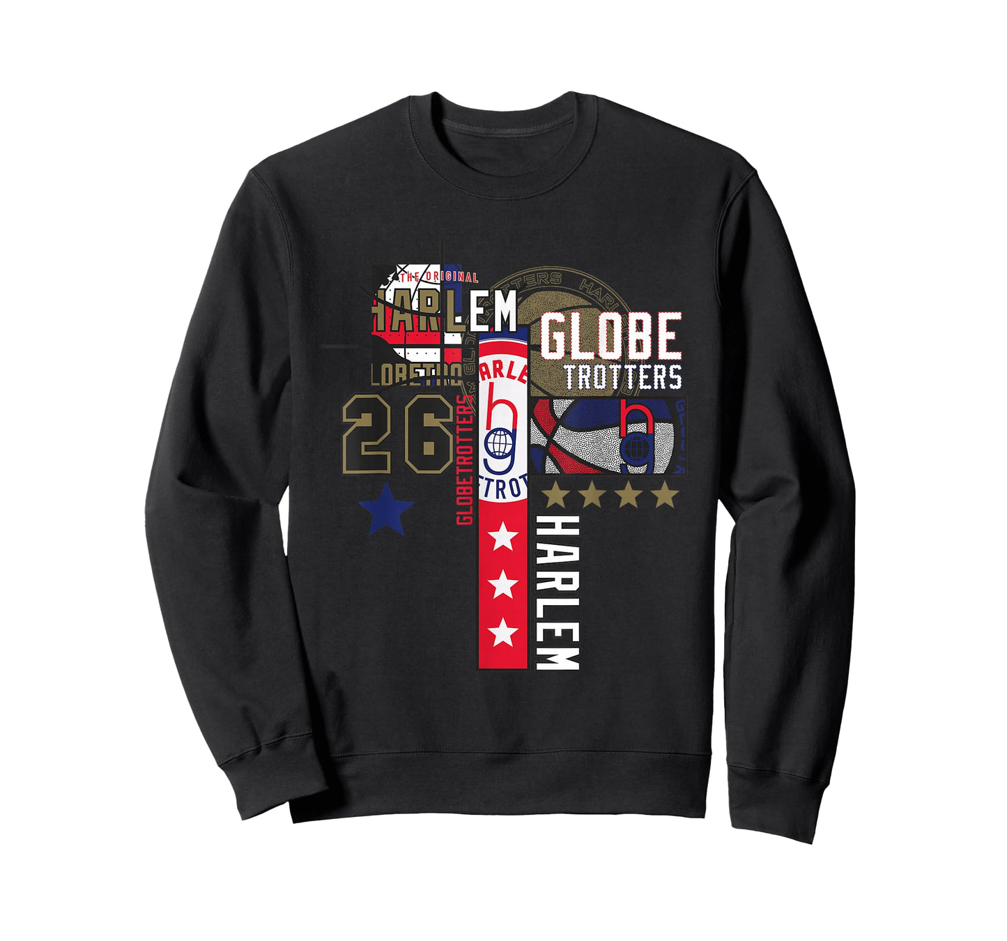 Harlem Globetrotters Logo Trickshot Masters Basketball Fan T-Shirt