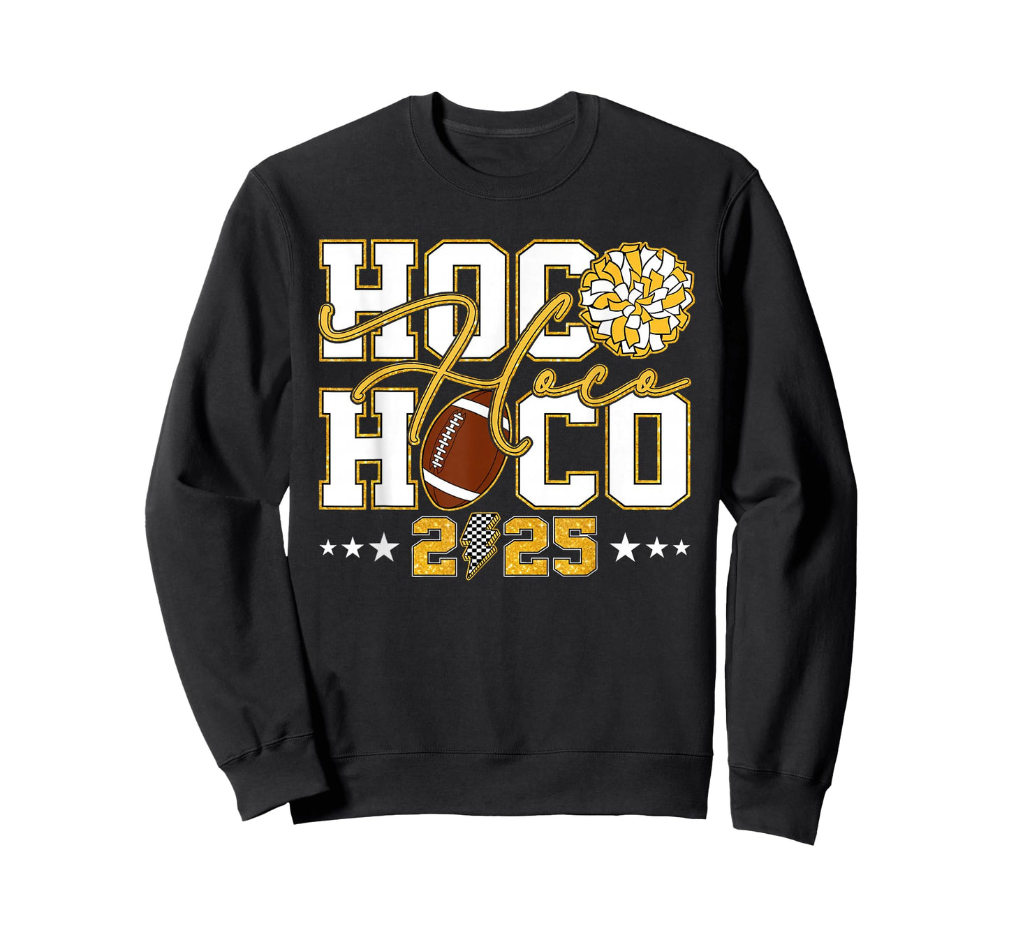 HOCO 2025 High School Homecoming Game Day Lightning Bolt T-Shirt