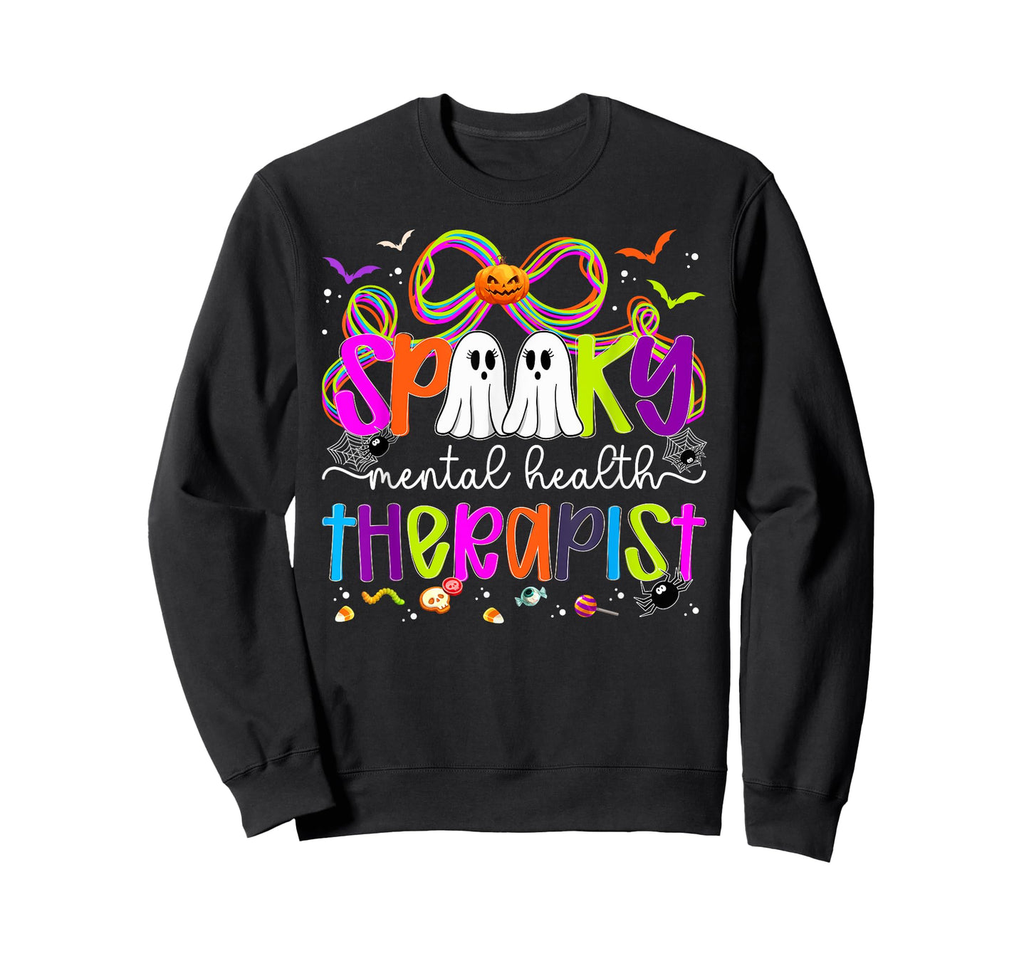 Spooky Mental Health Therapist Halloween Mental Health T-Shirt