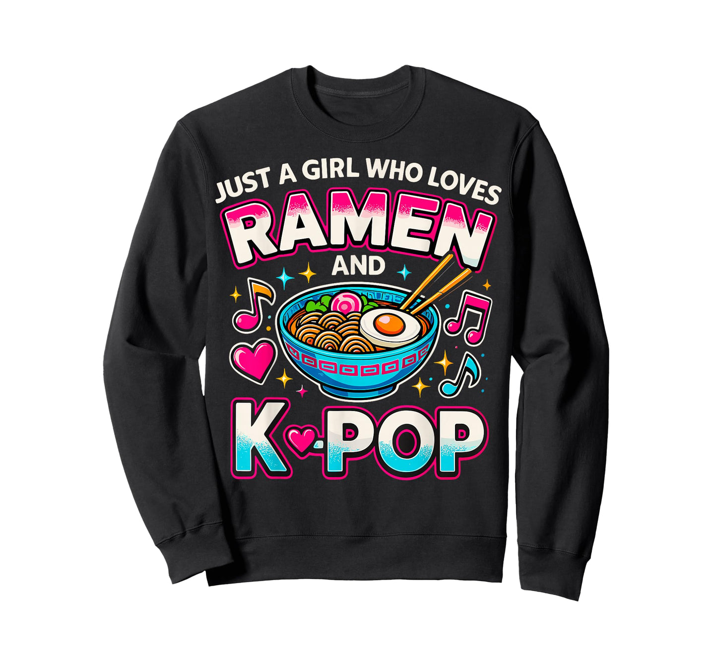 Just A Girl Who Loves Ramen And K-Pop T-Shirt