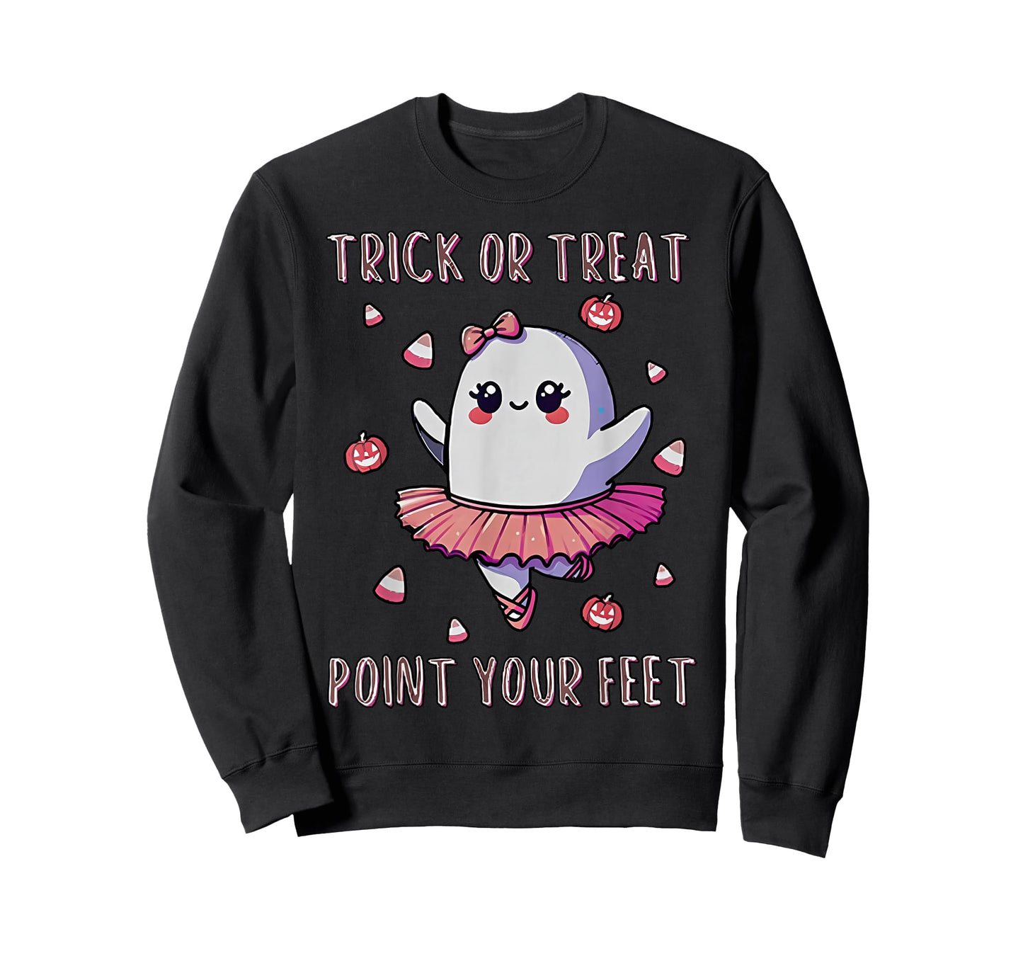 Trick Or Treat Point Your Feet Halloween Ghost Dance Teacher T-Shirt
