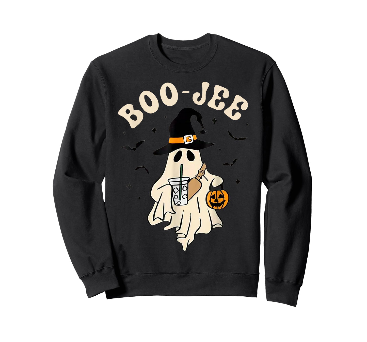 Funny Boo-Jee Ghost halloween boo jee ghost spooky season T-Shirt