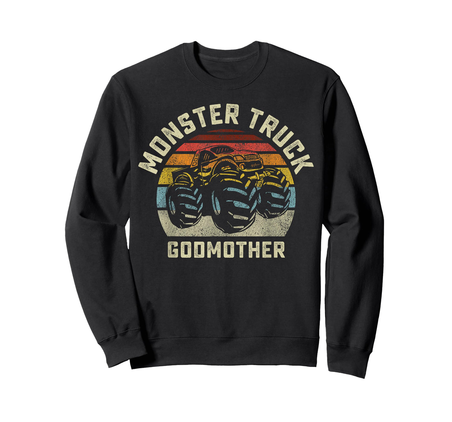 Monster Truck Godmother Vintage Retro Style Women T-Shirt