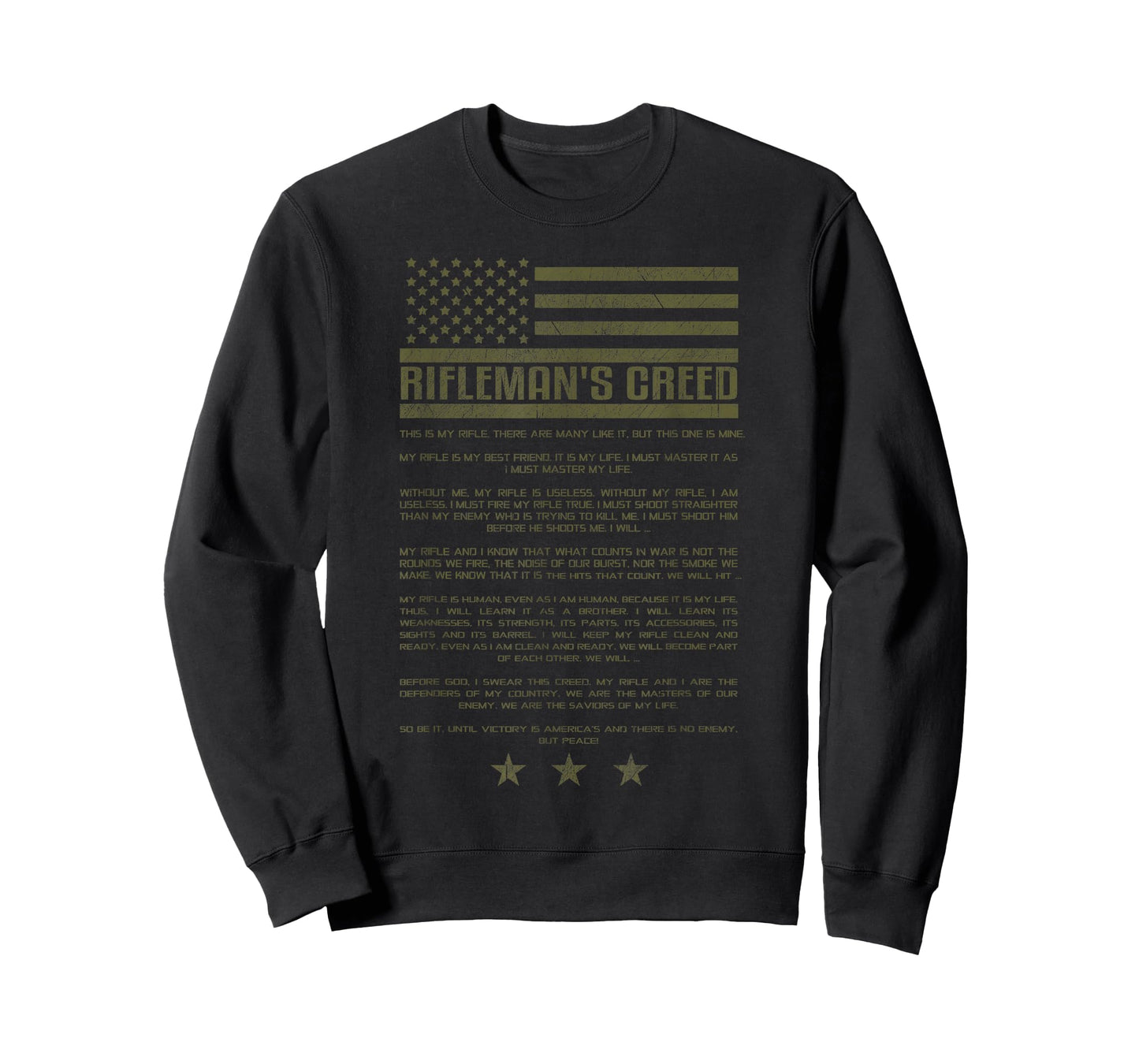 US Rifleman Creed Military Ethos Army Code T-Shirt