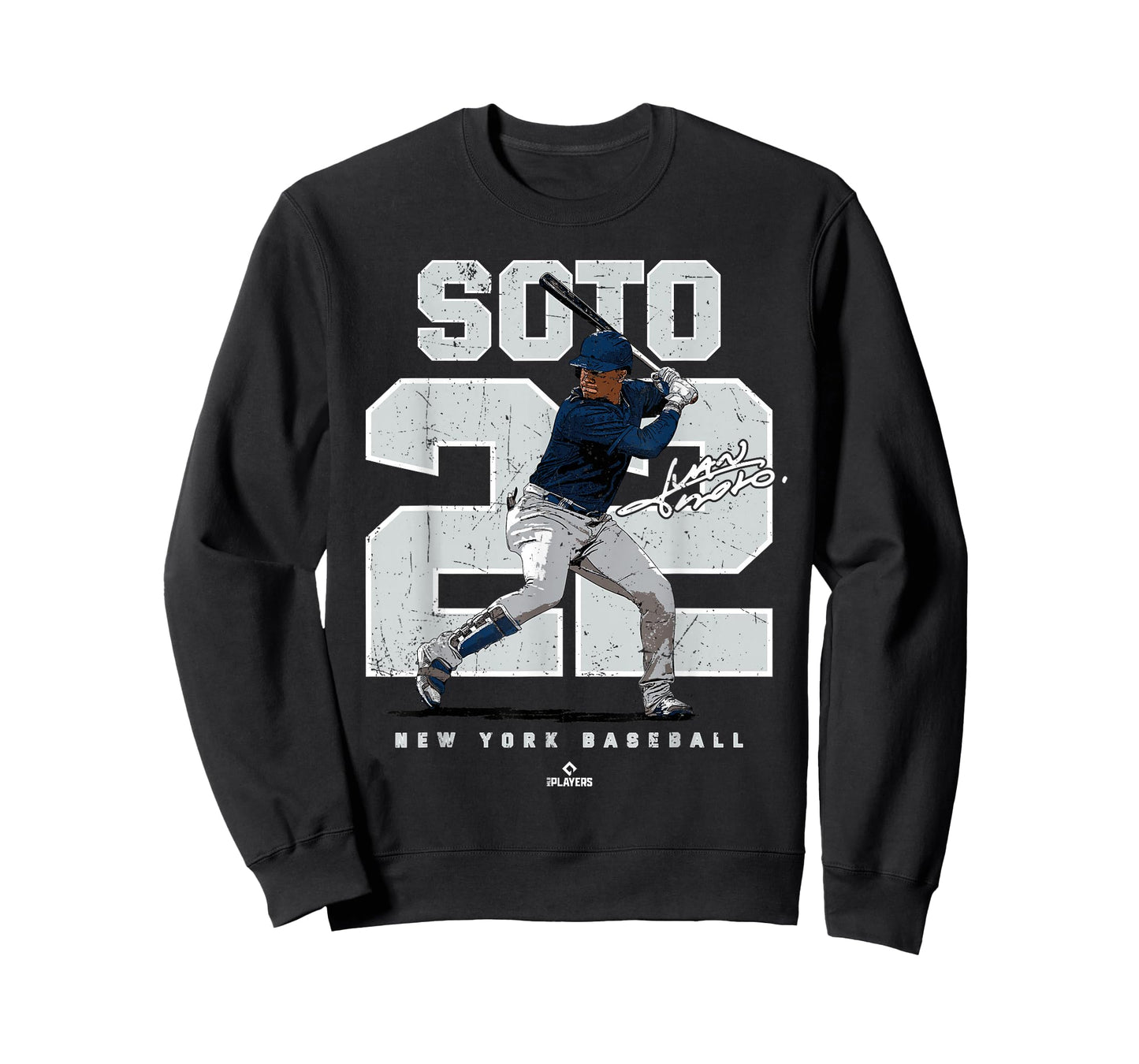 Number and Portrait Juan Soto New York MLBPA T-Shirt