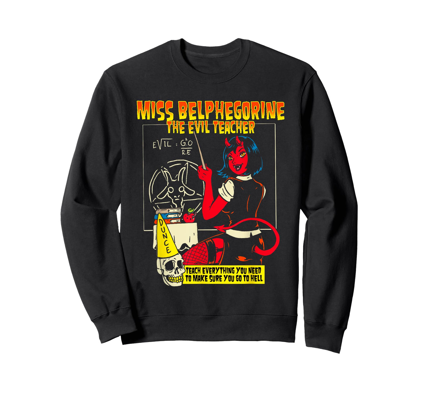 Miss Belphegorine Belphegor Demon Succubus Evil Teacher T-Shirt for Men Women