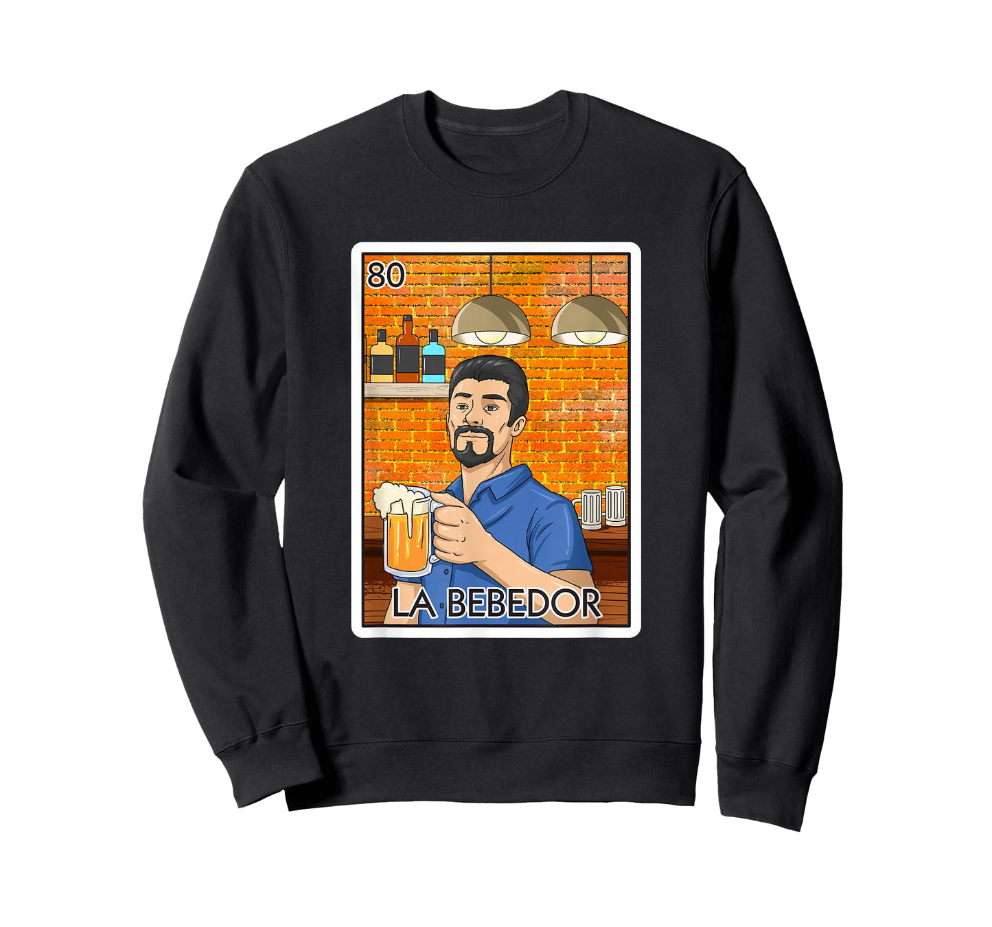 La Bebedor Gift The Man Drinker Card Mexican Lottery T-Shirt