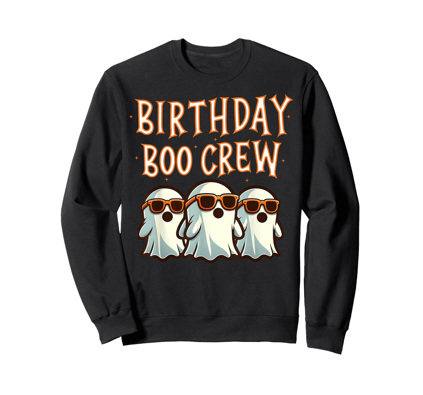Birthday Boo Crew Matching Halloween Birthday Party Ghosts T-Shirt