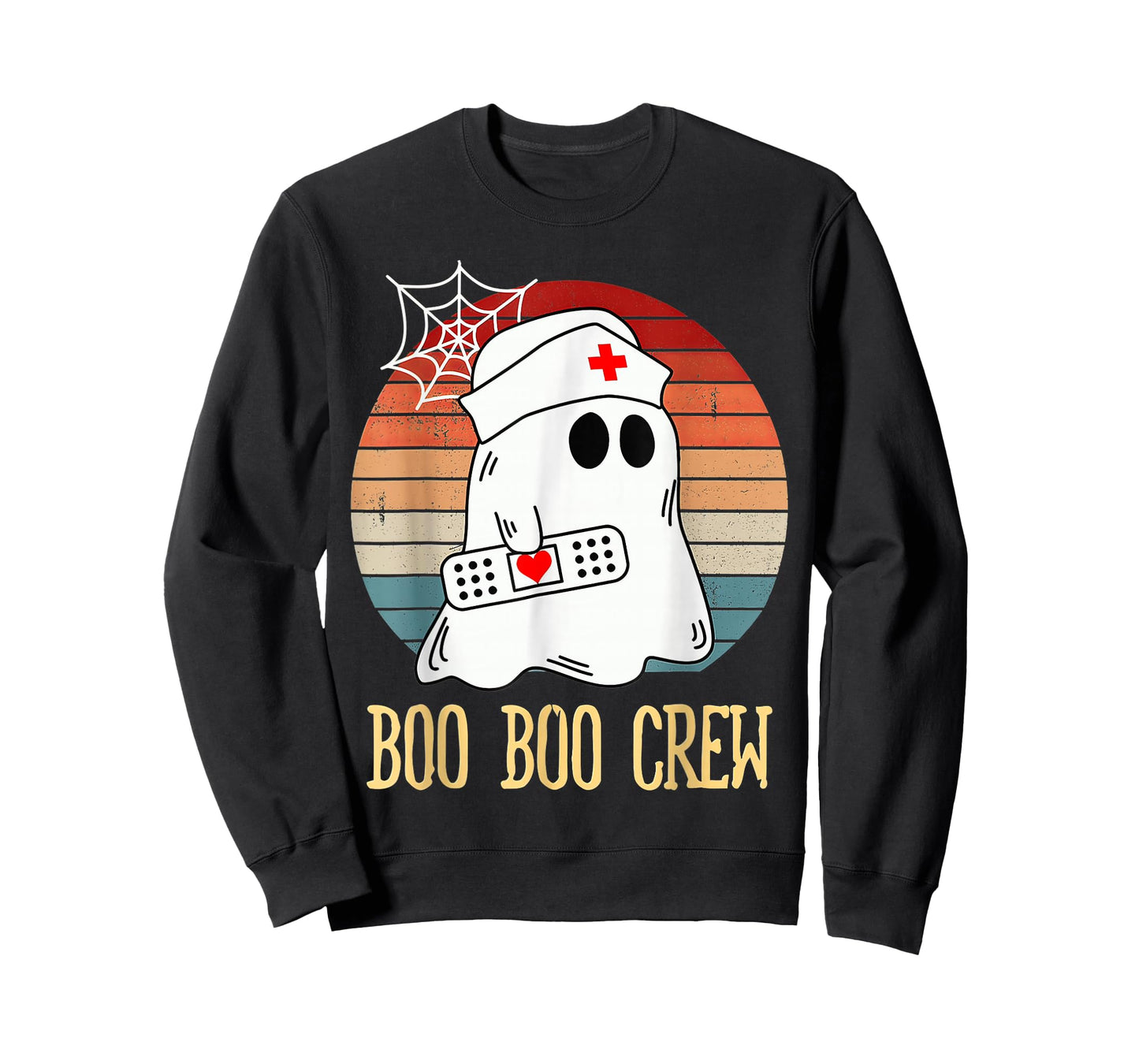 Boo Boo Crew Nurse Ghost Halloween Costume T-Shirt