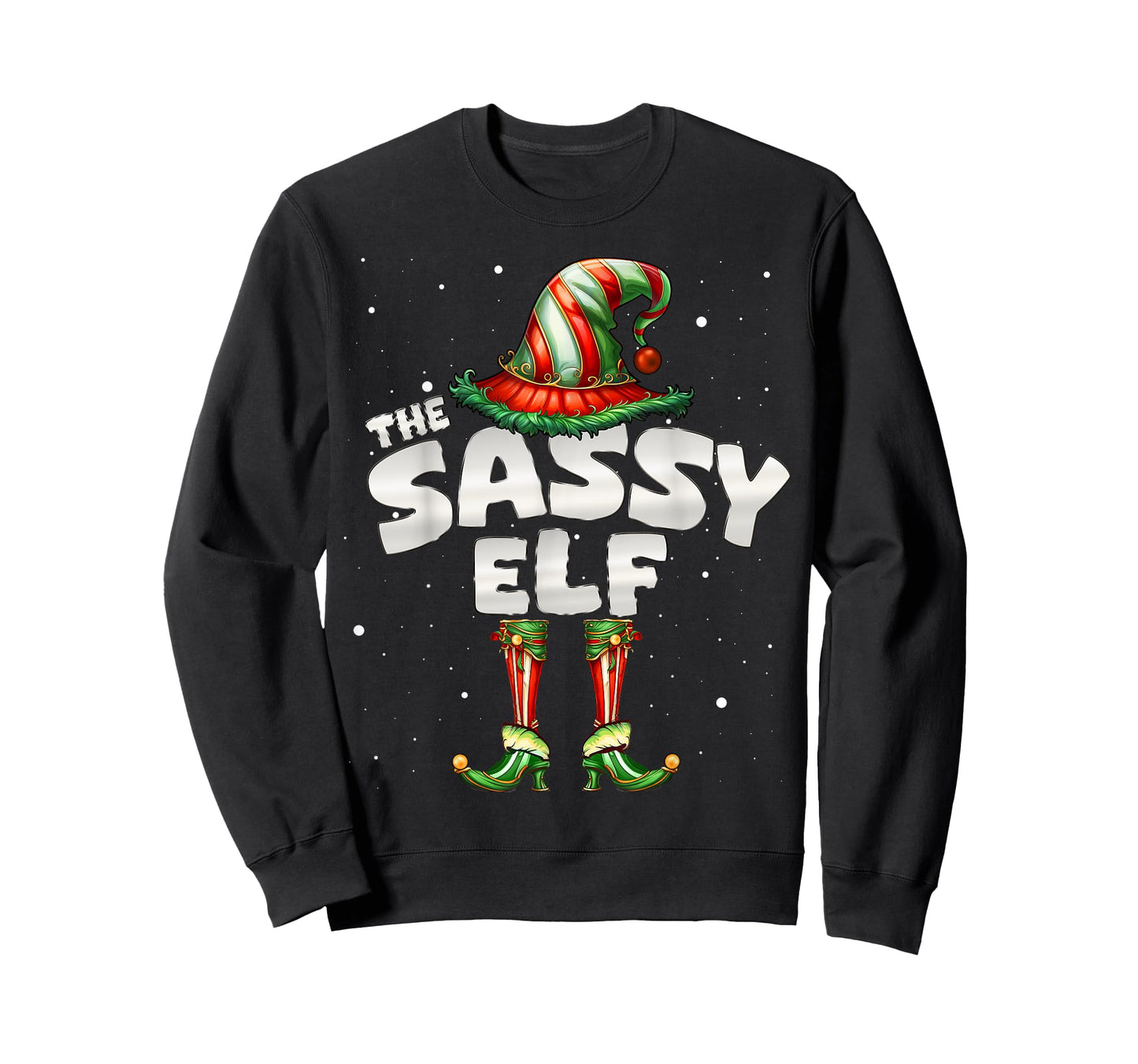 I'm The Sassy Elf Family Matching Group Christmas T-Shirt