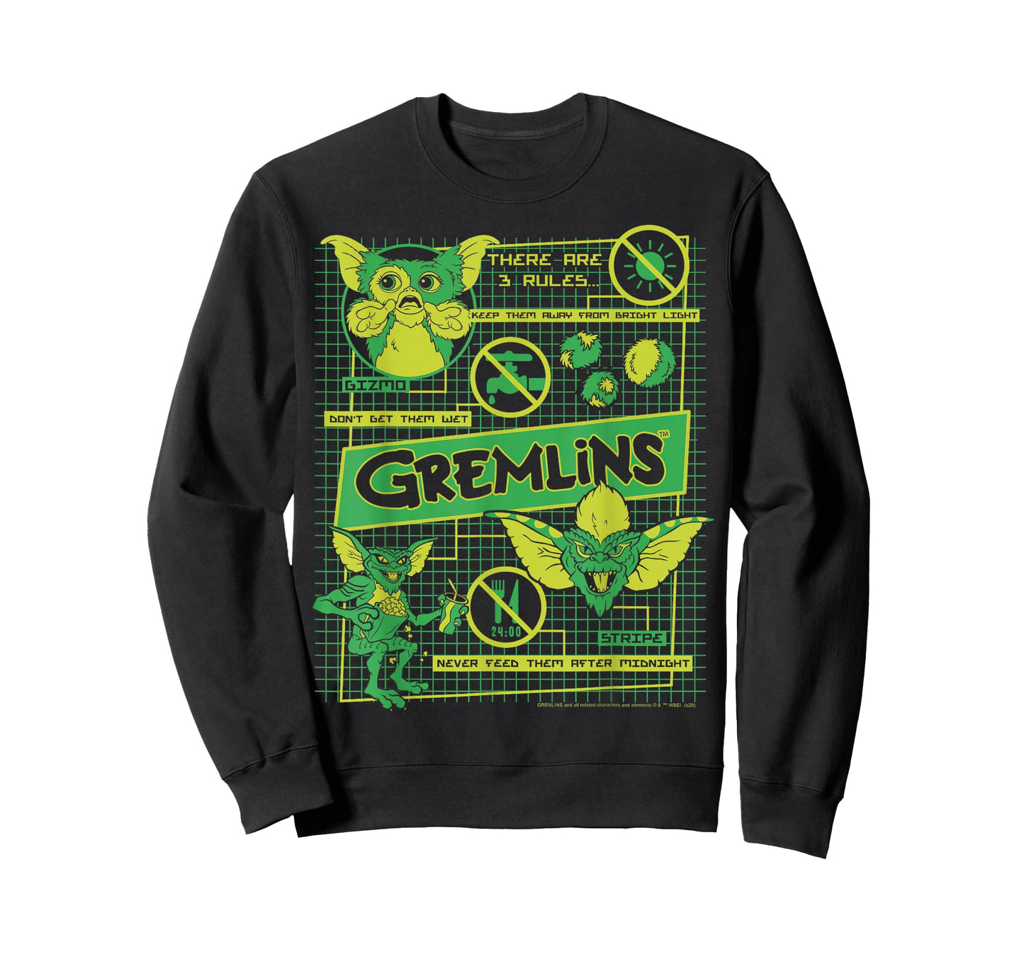 Gremlins Three Rules Schematics T-Shirt