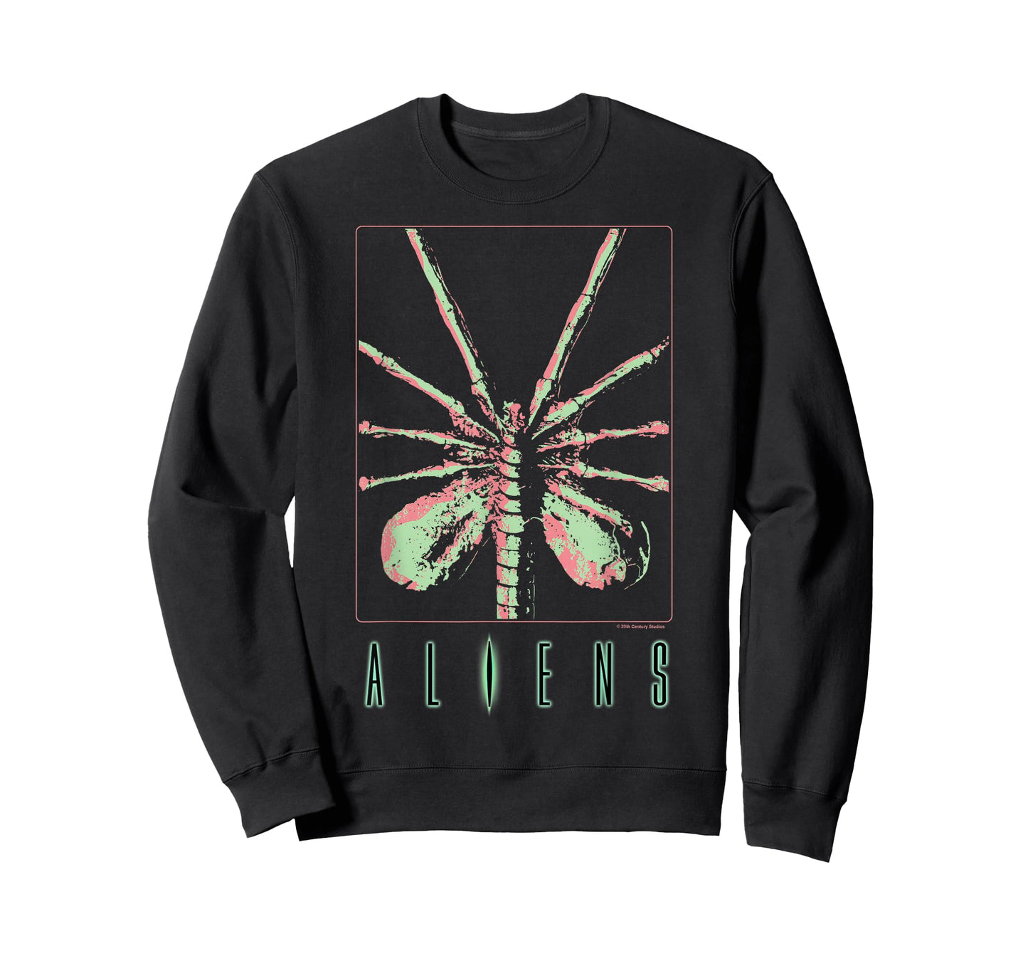 Aliens Iconic Facehugger Ready To Attack Big Chest Poster T-Shirt