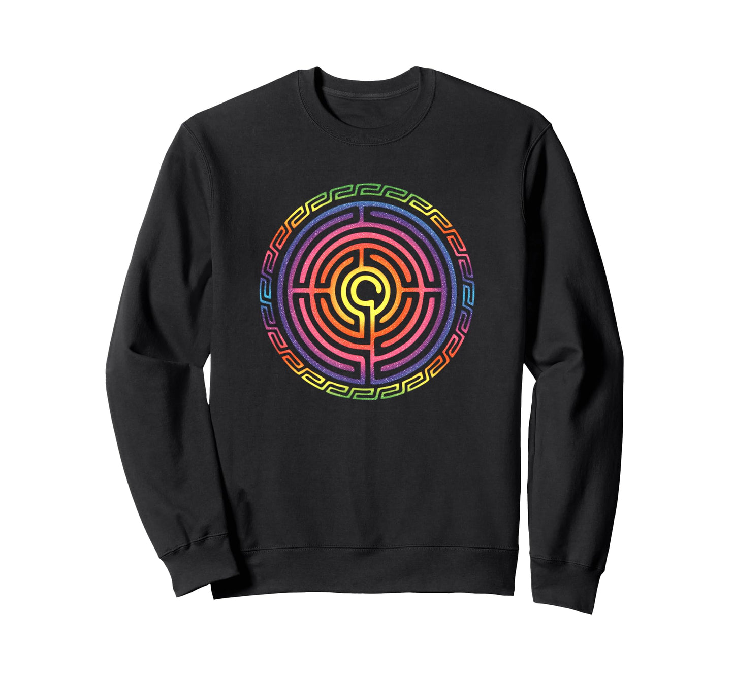 Labyrinth protection symbol magic mystic occultism Indians T-Shirt