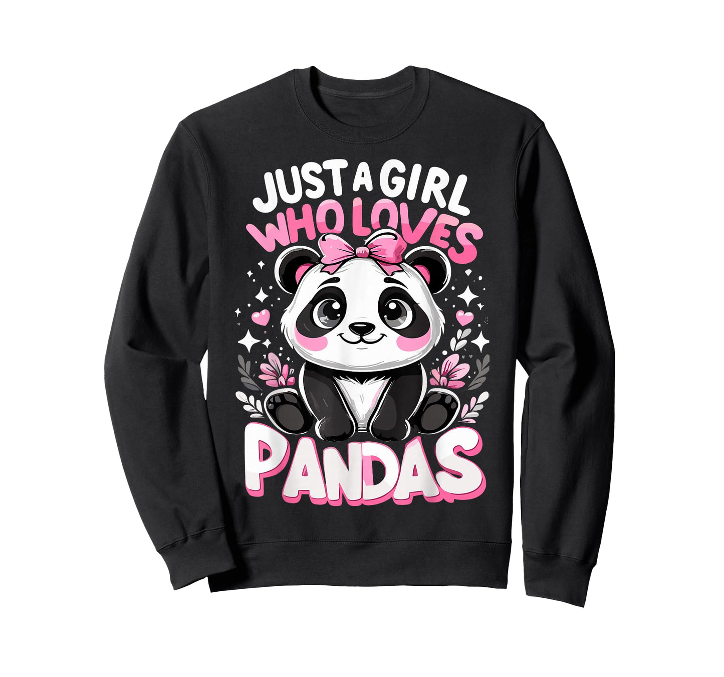 Cute Kawaii Panda Just A Girl Who Loves Pandas T-Shirt