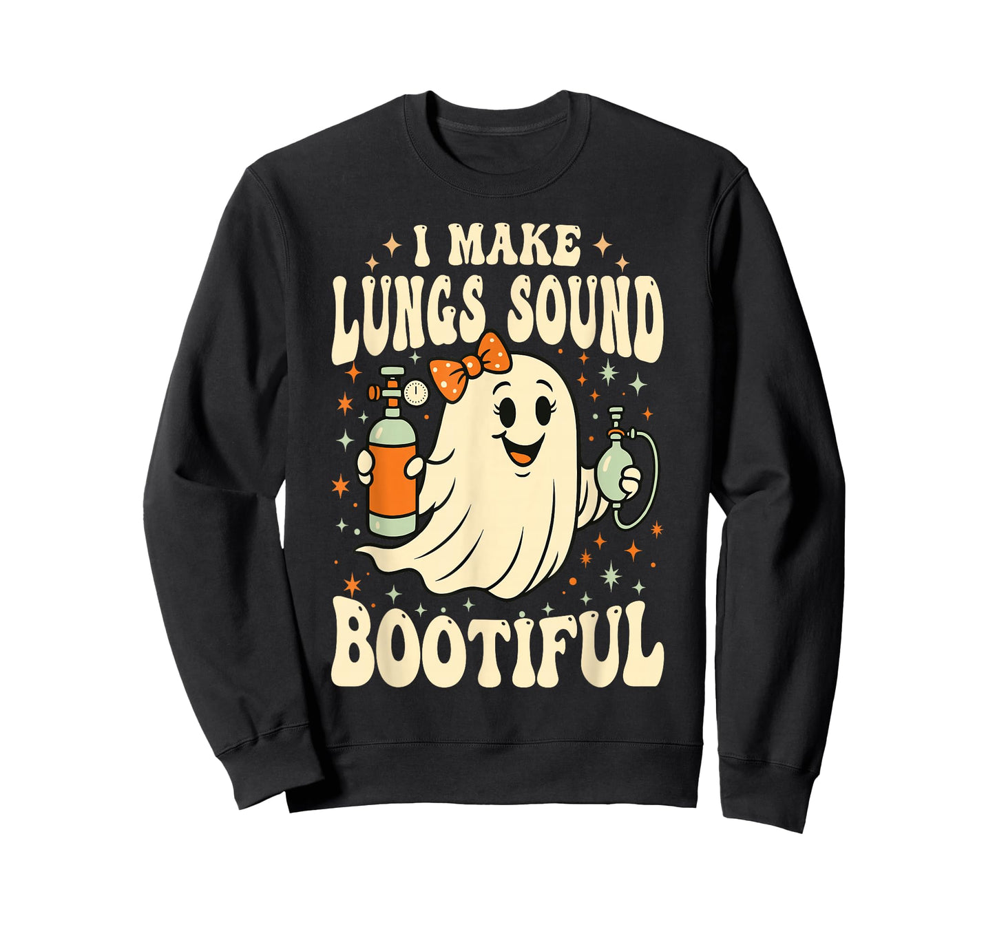I Make Lungs Sound Bootiful Halloween Respiratory Therapy T-Shirt