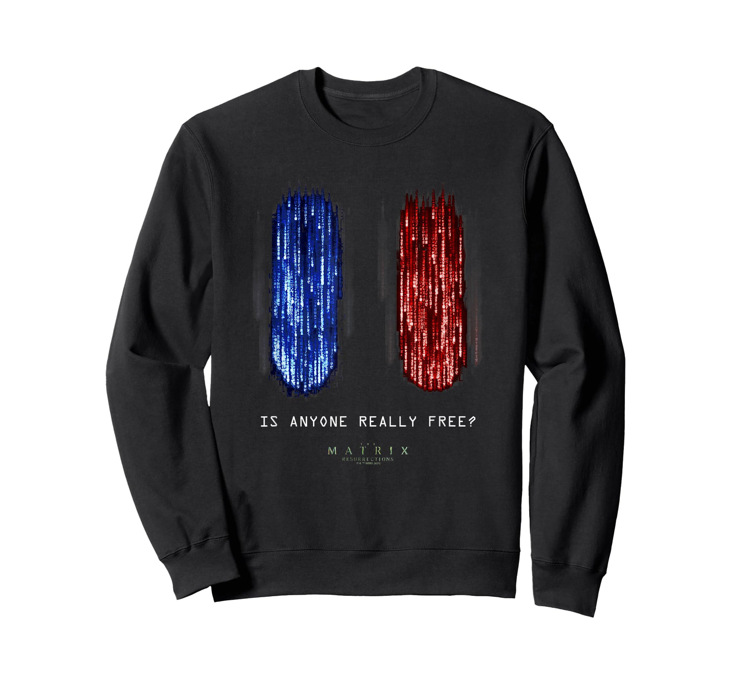 The Matrix Resurrections Red Versus Blue Pill Poster T-Shirt