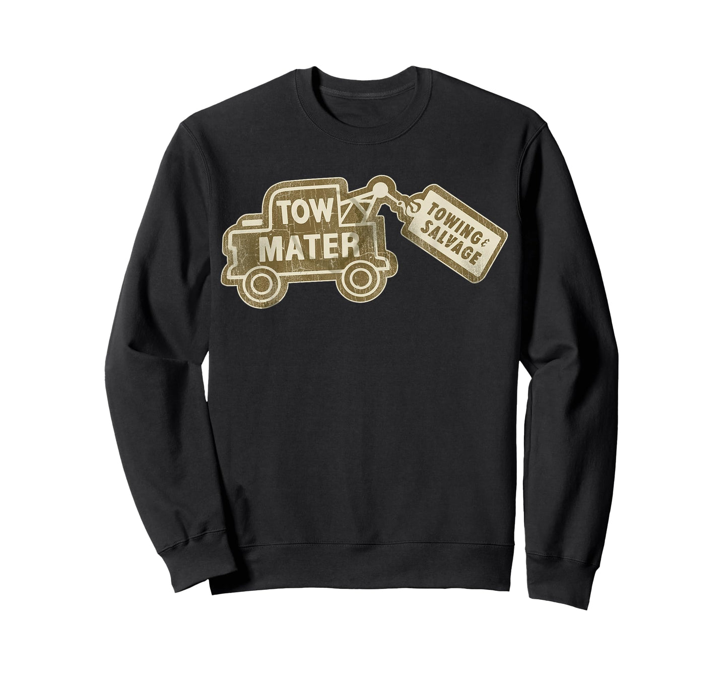 Disney Pixar Cars Tow Mater's Salvage Vintage Faded Logo T-Shirt