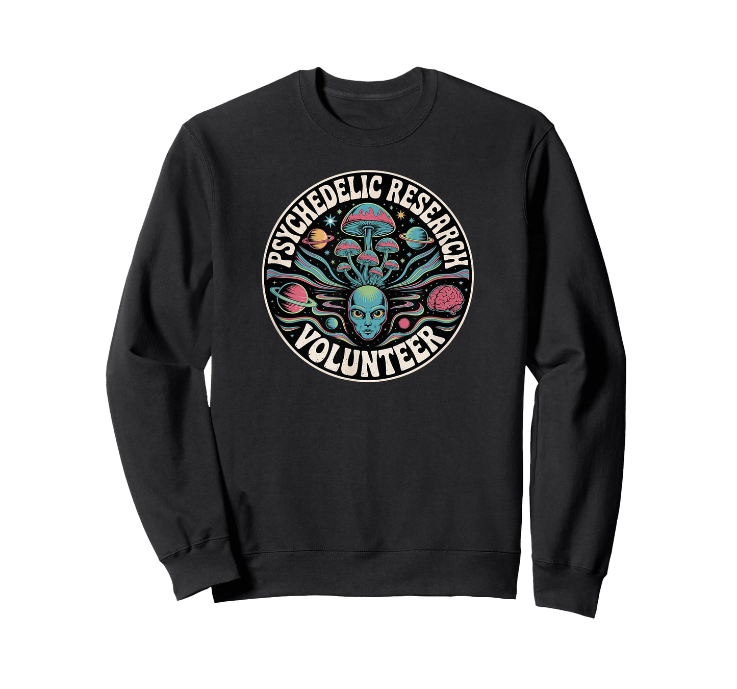 Psychedelic Research Volunteer Alien Trip T-Shirt
