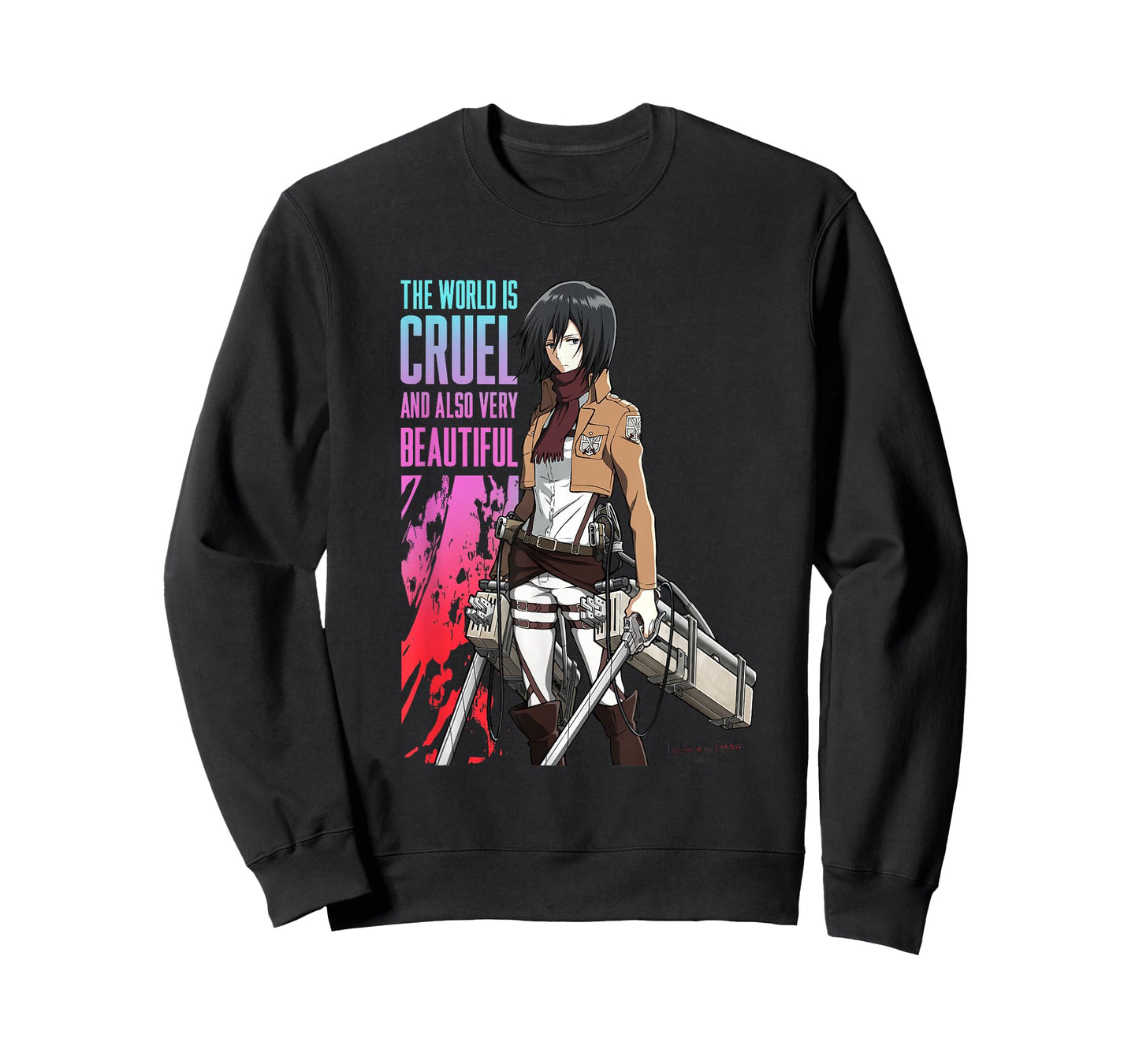 Attack on Titan The World is Cruel AOT Anime T-Shirt