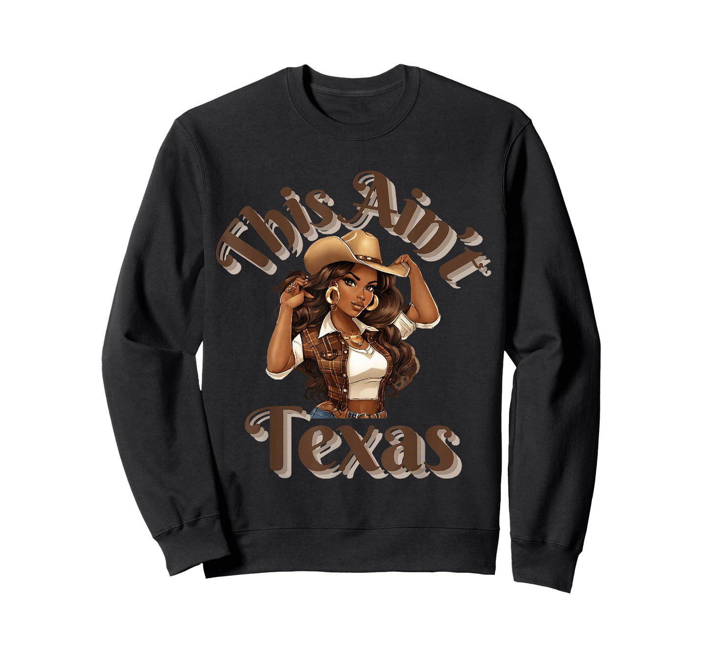 This Ain't Texas African American Cowgirl Western T-Shirt