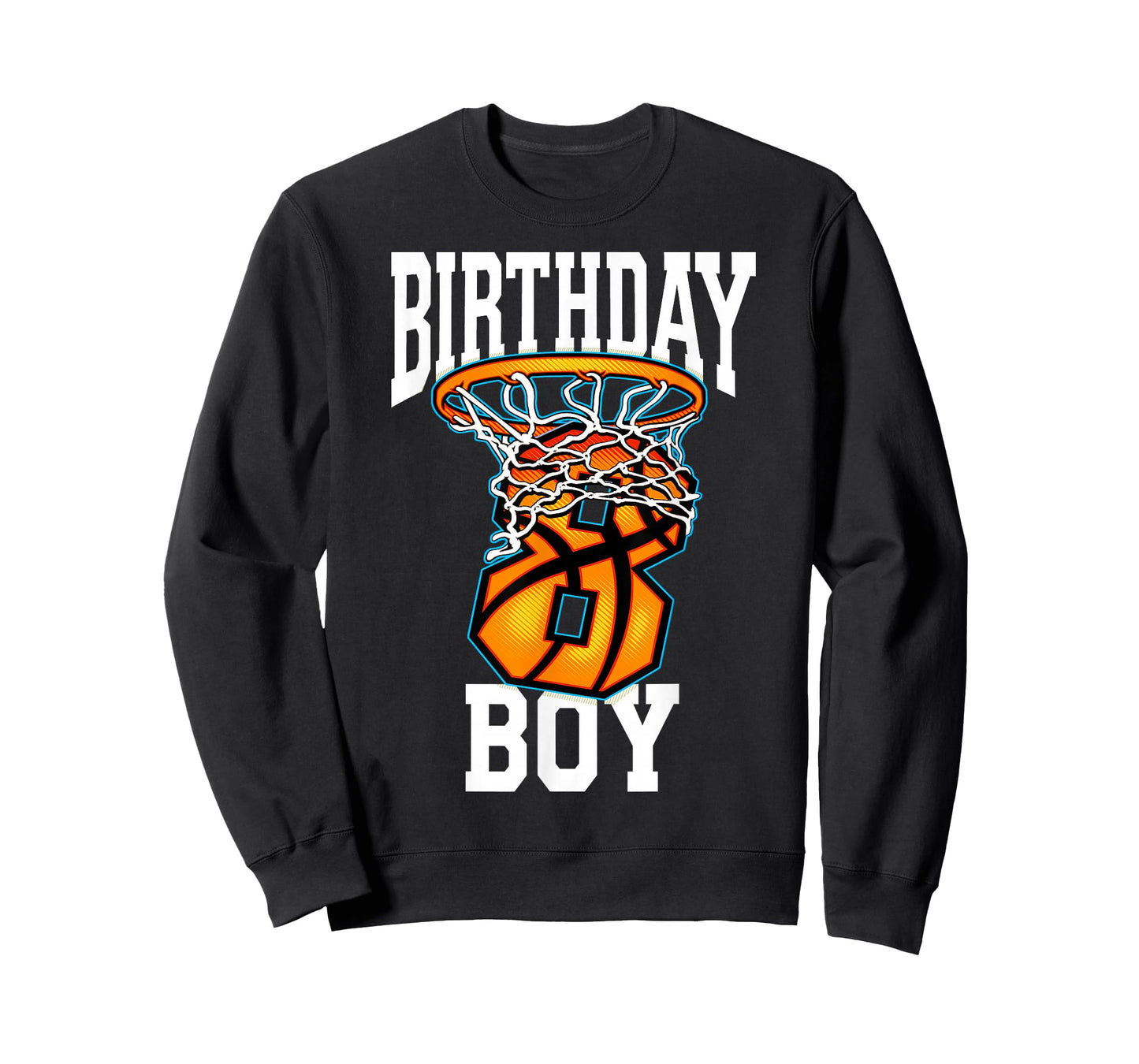 8th Birthday Basketball 8 Years Old Kids Gift T-Shirt