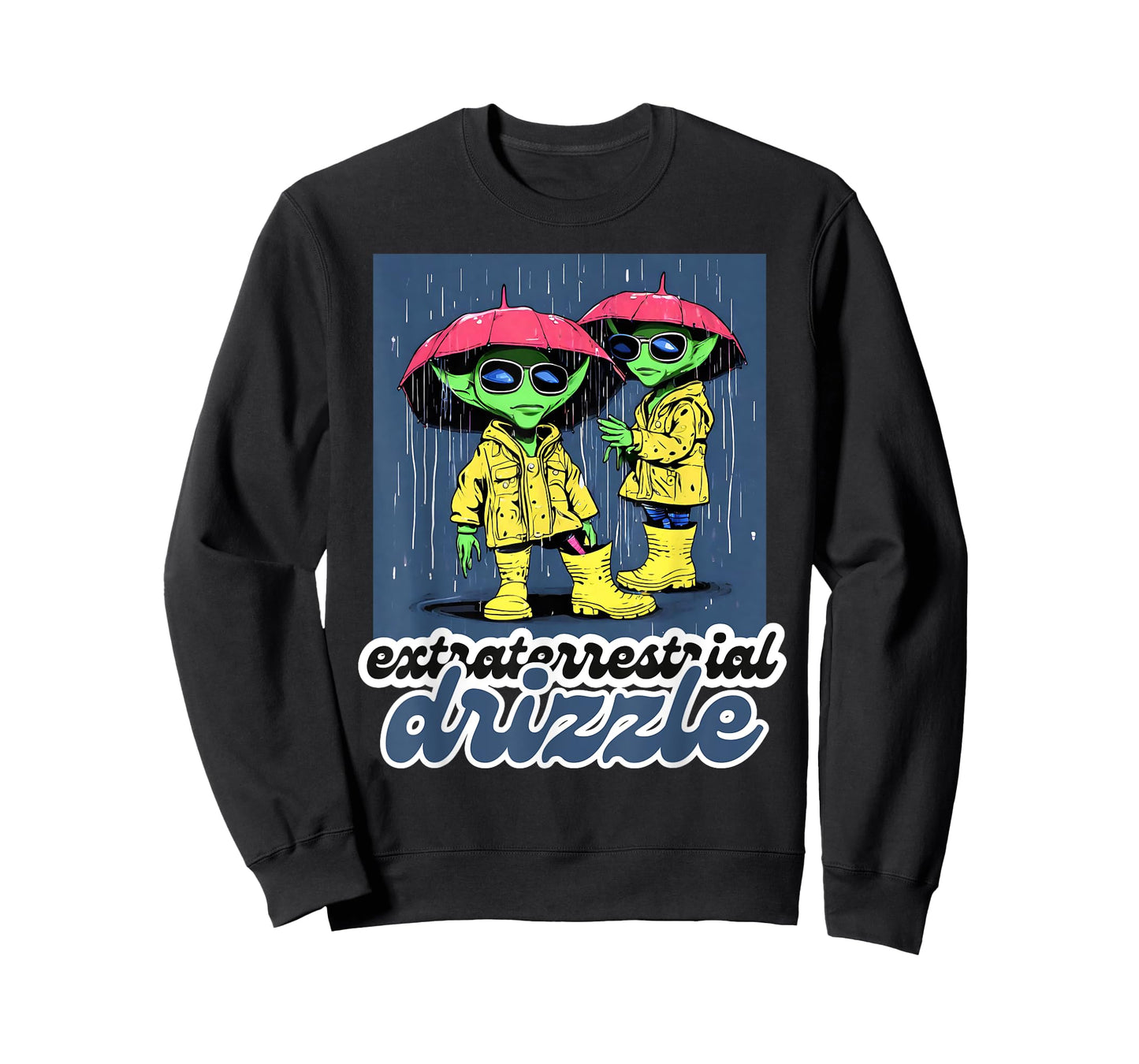 Extraterrestrial Drizzle Alien Design T-Shirt