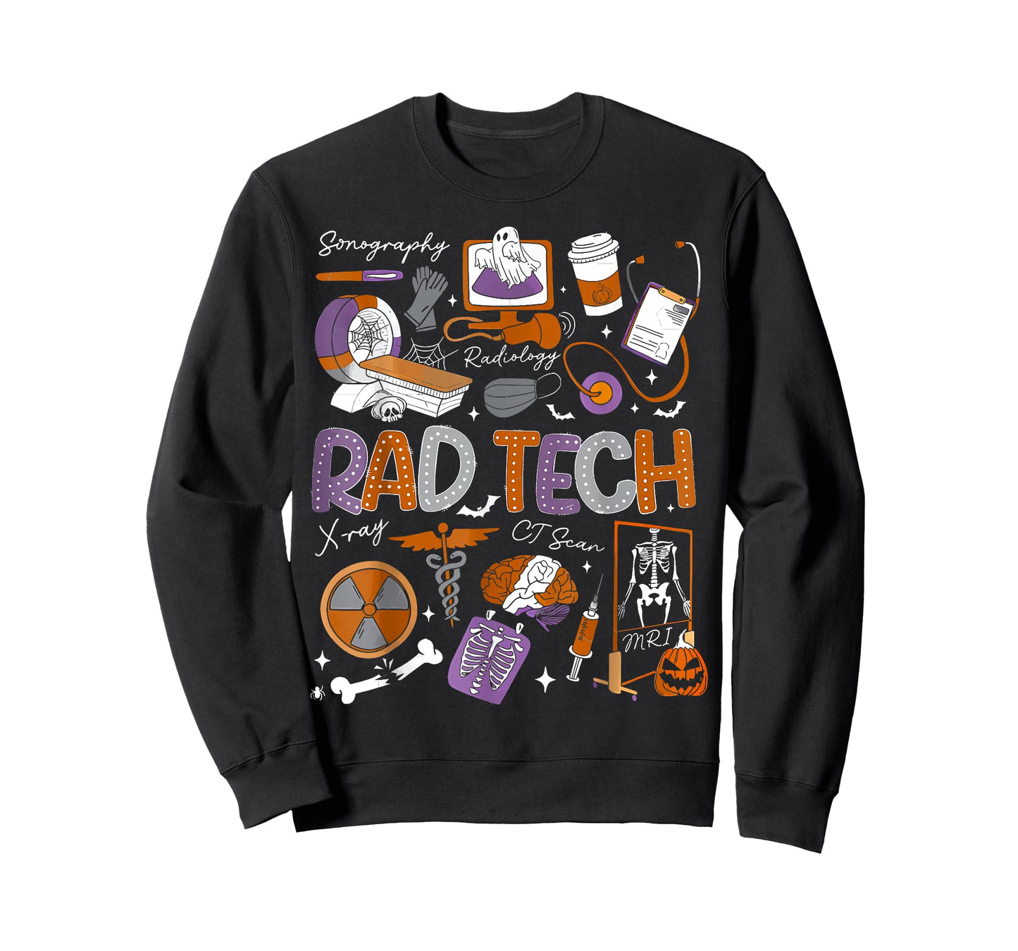 Radiology Technologist Halloween Ghost Rad Tech Halloween T-Shirt