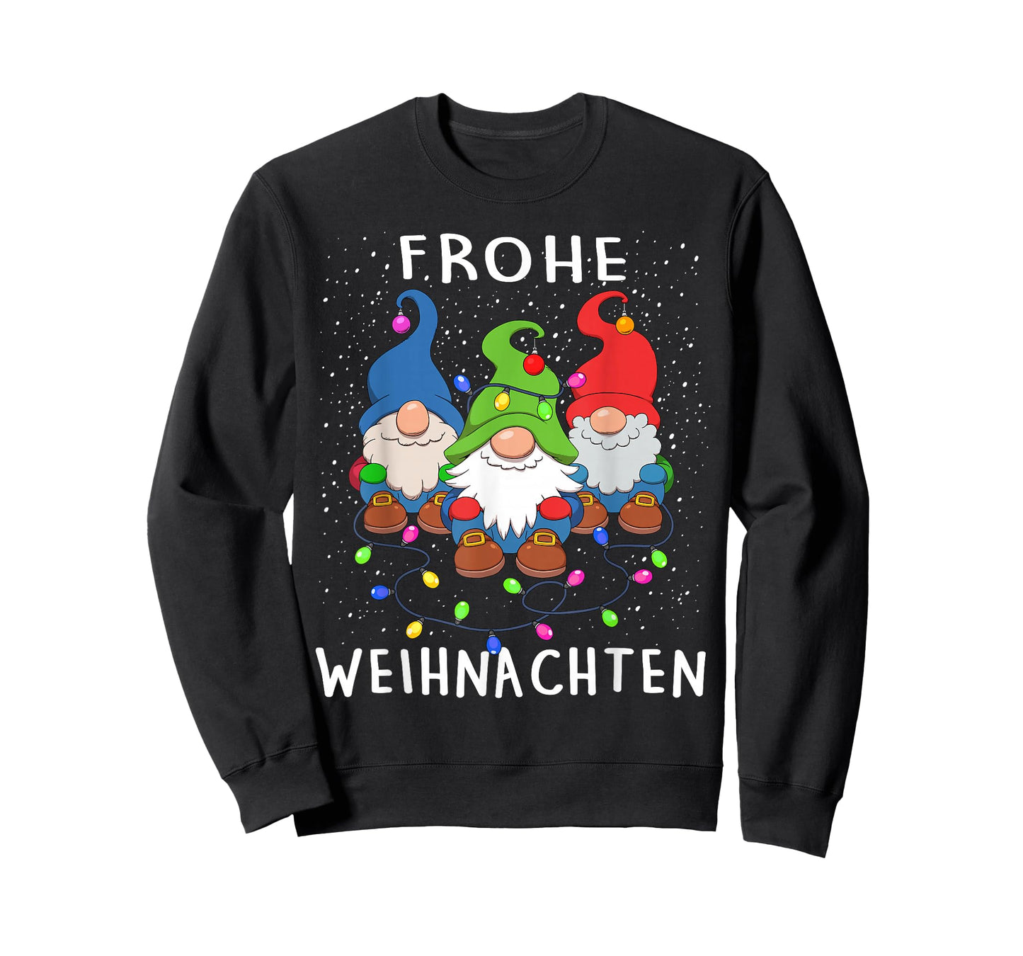 Funny Gnomes Merry Christmas Frohe Weihnachten T-Shirt