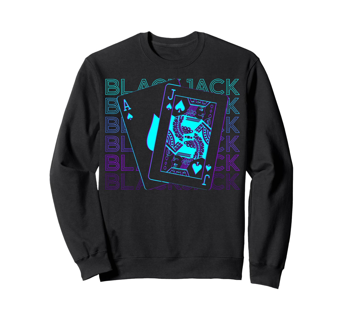 Blackjack Jack Of Spade Ace Spades Retro T-Shirt