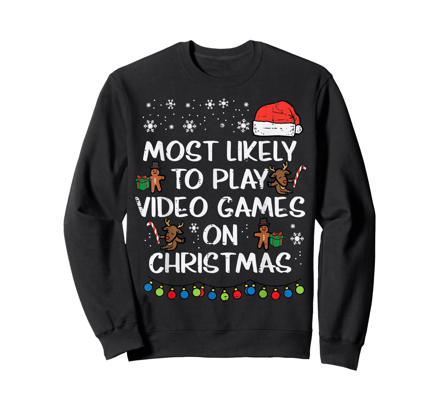 Likely Play Video Games Christmas Xmas Family Boys Kids Men T-Shirt