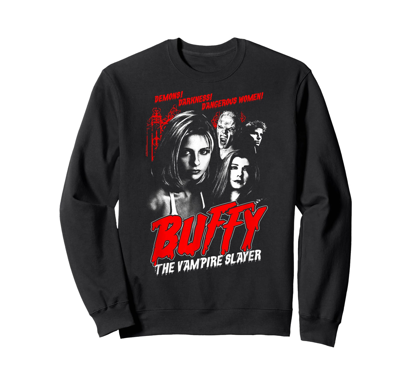 Buffy the Vampire Slayer Vintage Horror Poster TV Show T-Shirt