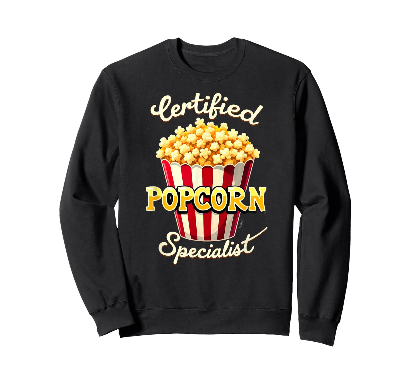 Humor Certified Popcorn Specialist Cinema Movie T-Shirt