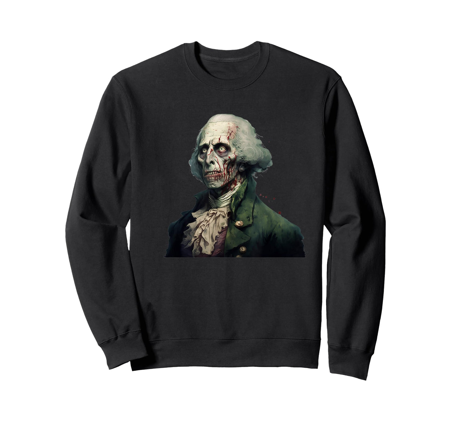 Zombie George Washington Historical Horror T-Shirt