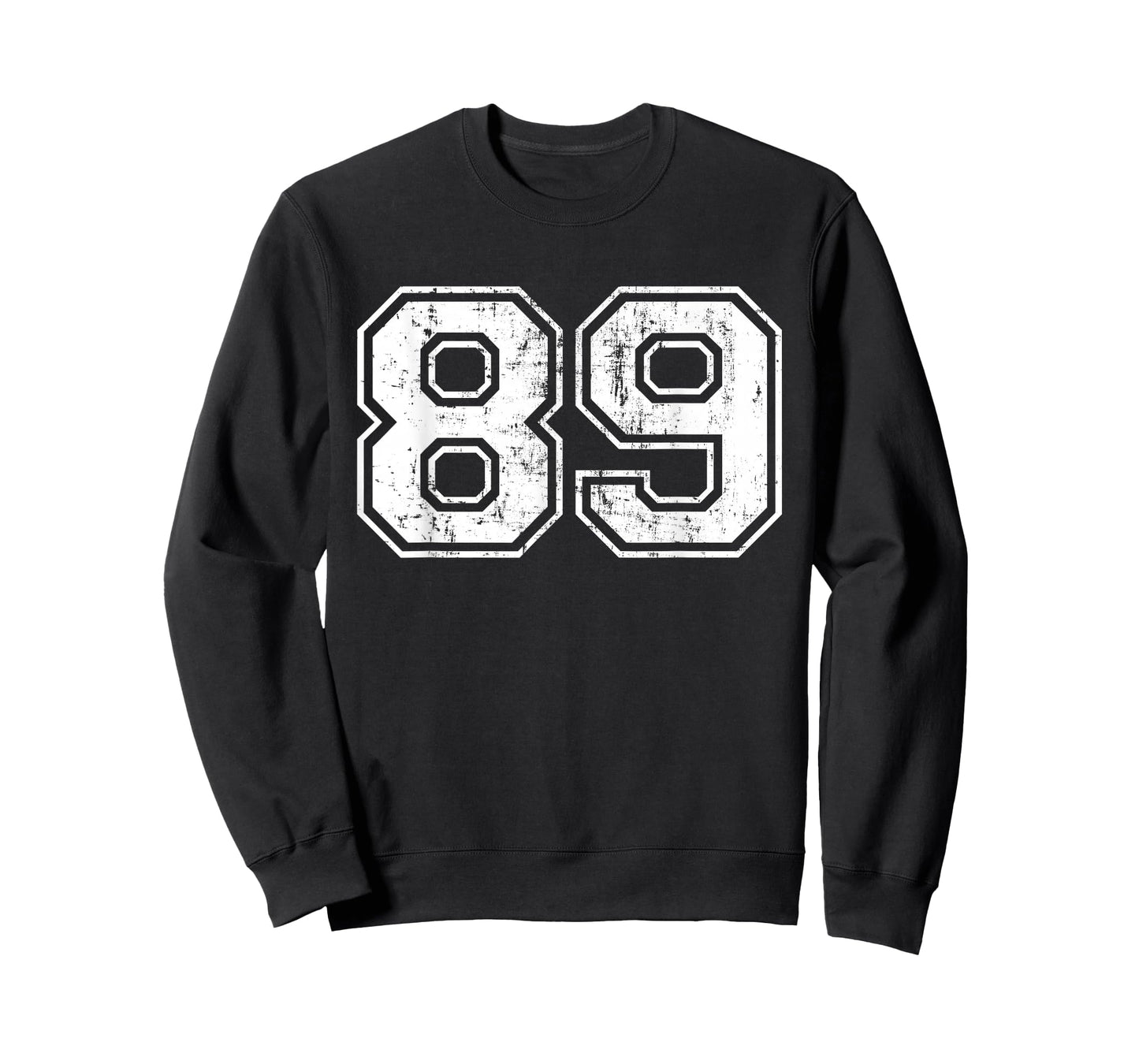 Number 89 Eighty Nine Distressed Vintage Sport Team Practice T-Shirt