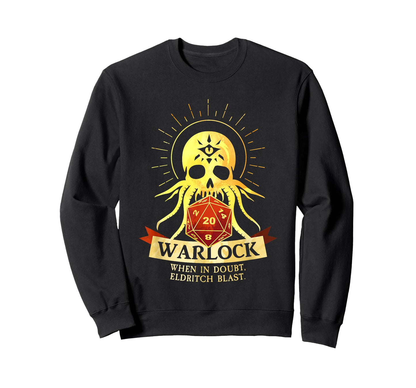 Warlock Fantasy RPG TRPG Gamer Class T-Shirt