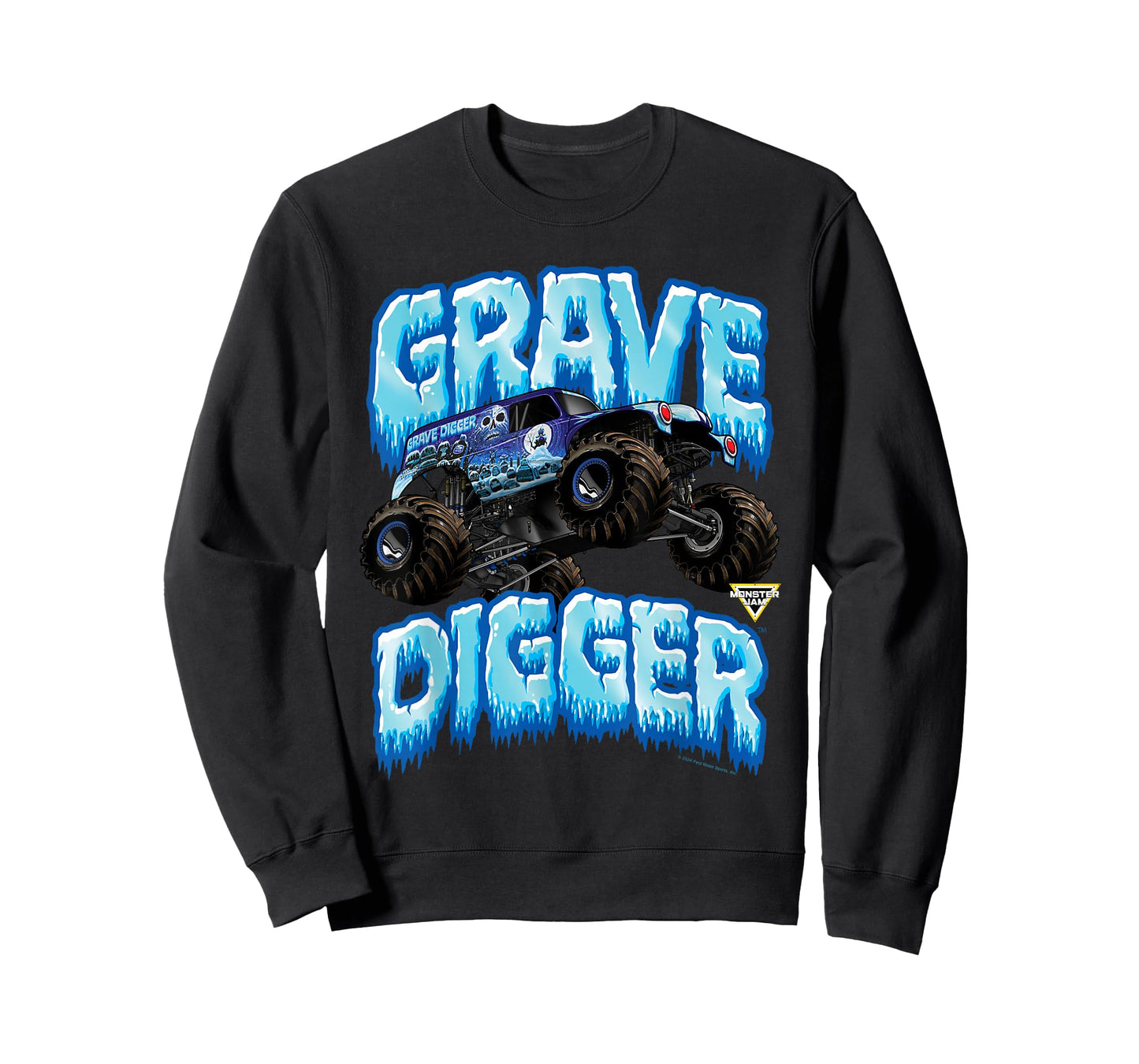 Monster Jam Grave Digger Ice Cold Monster Truck T-Shirt