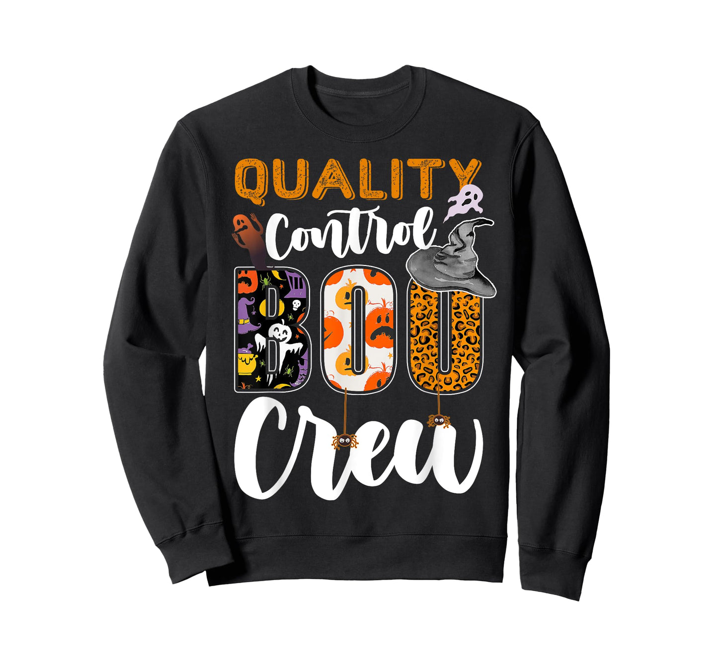 Quality Control Boo Crew Halloween Matching Technician T-Shirt