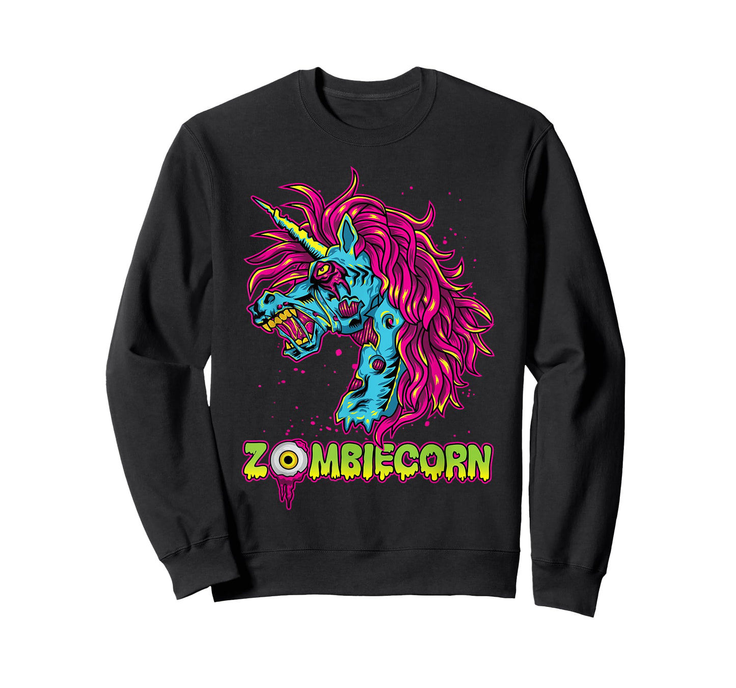 Scary Zombiecorn Zombie Unicorn Halloween Costume T-Shirt