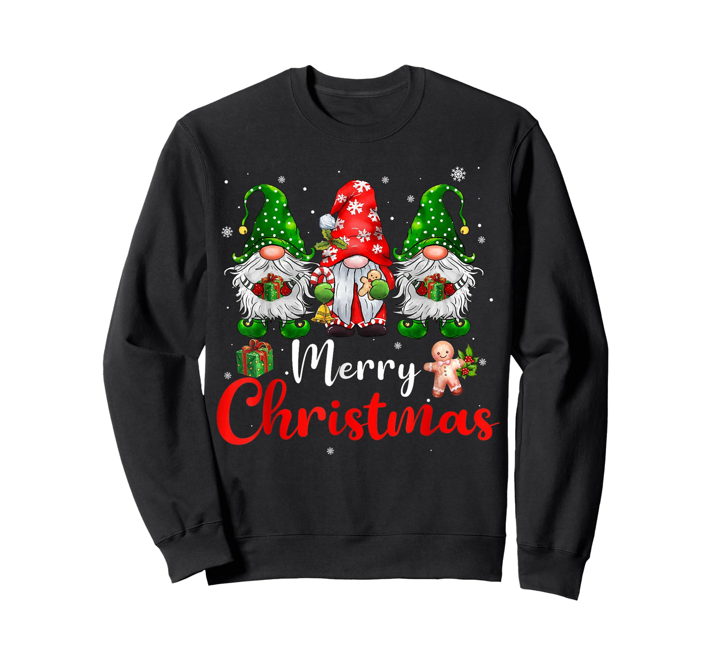 Merry Christmas Gnomes Xmas Family Men Women T-Shirt