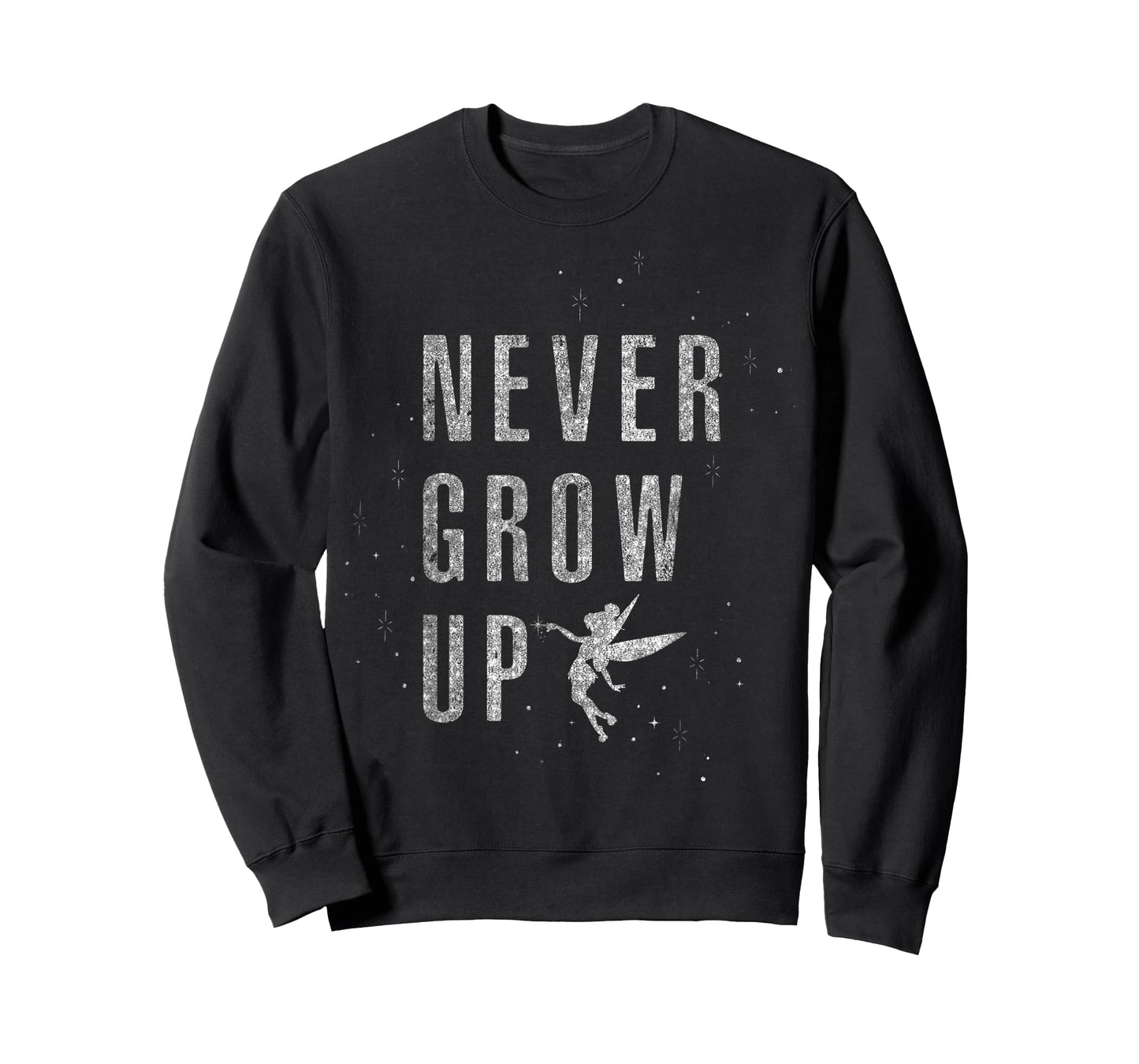 Disney Peter Pan Tinker Bell Never Grow Up Sparkle T-Shirt T-Shirt