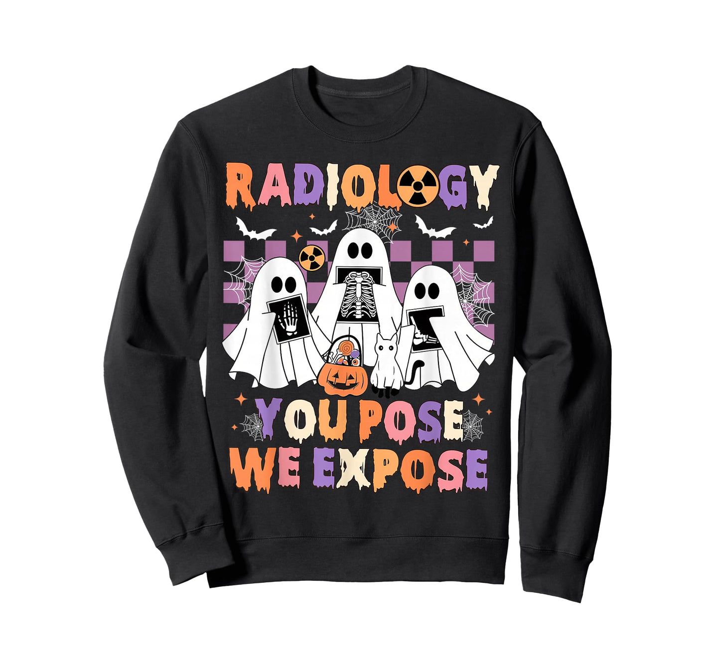 Radiology Halloween Nurse You Pose We Expose RT Rad Tech T-Shirt